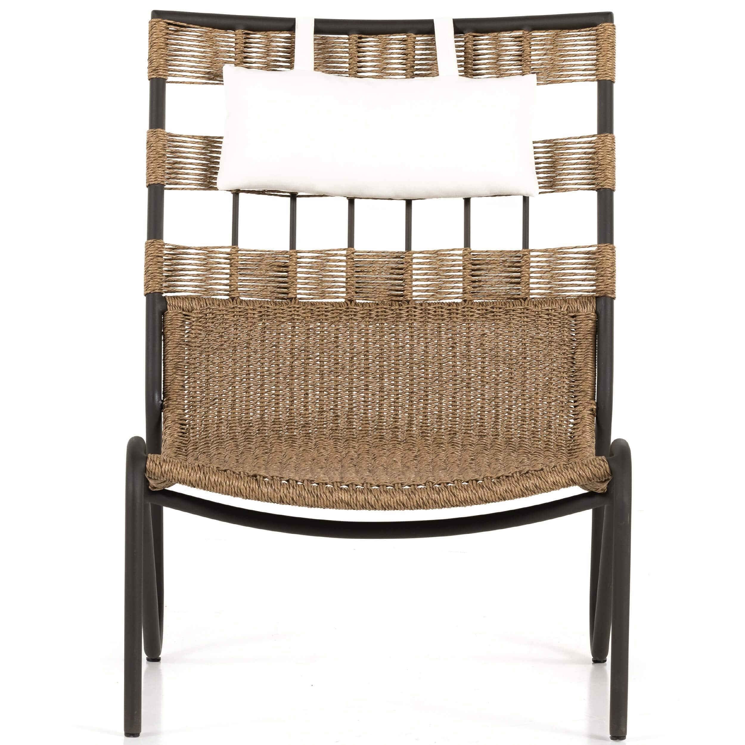 Tegan Outdoor Chair, Faux Hyacinth by Four Hands - Image 3