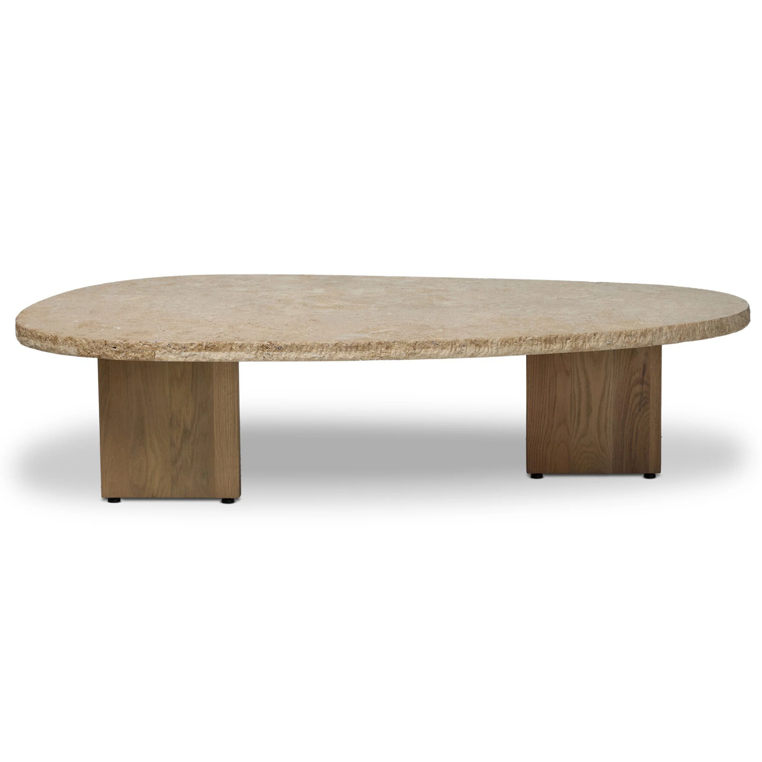 Telma Coffee Table, Beige Lavastone by Four Hands - Image 2