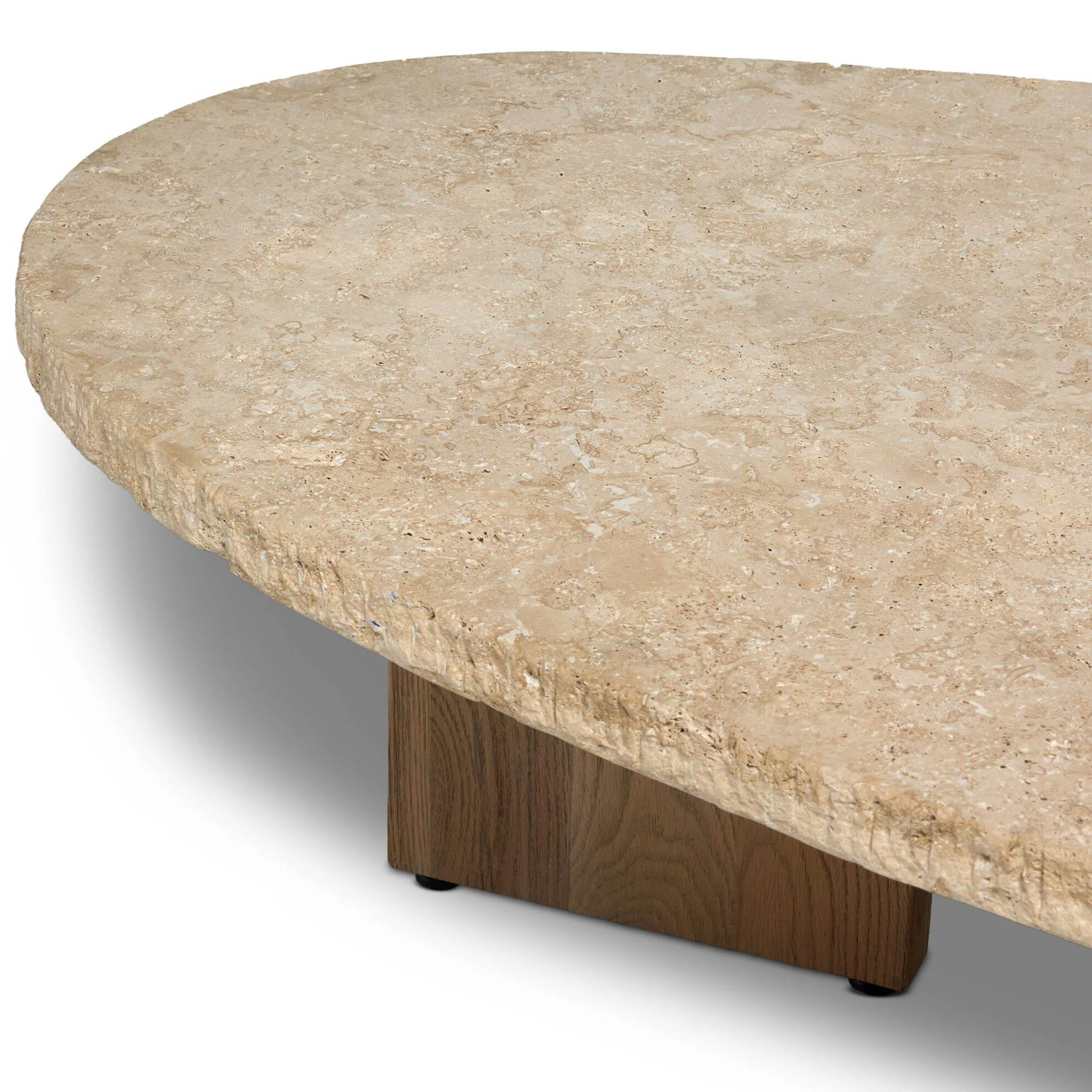 Telma Coffee Table, Beige Lavastone by Four Hands - Image 6