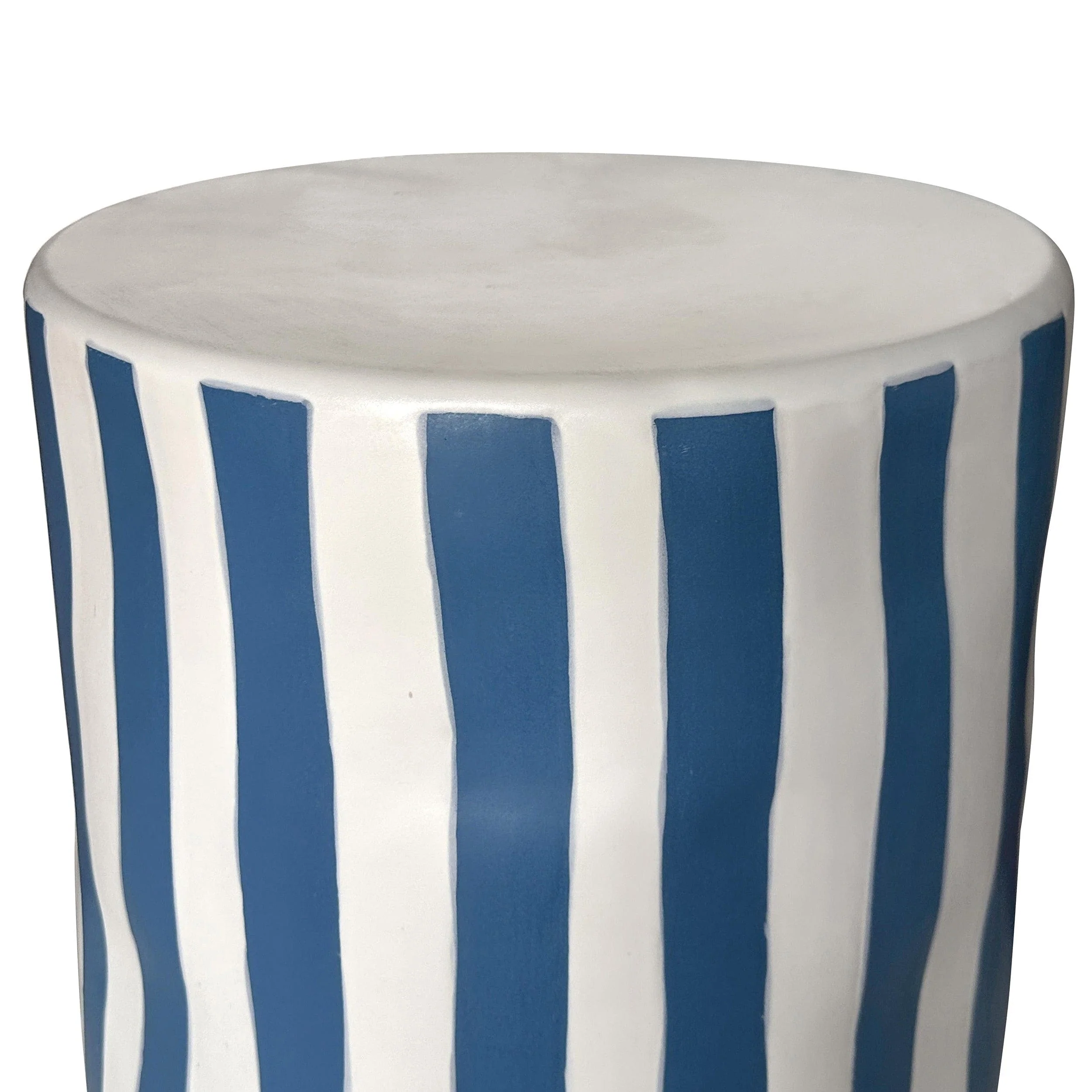 Tempest Outdoor Table, Blue Stripes - Image 2