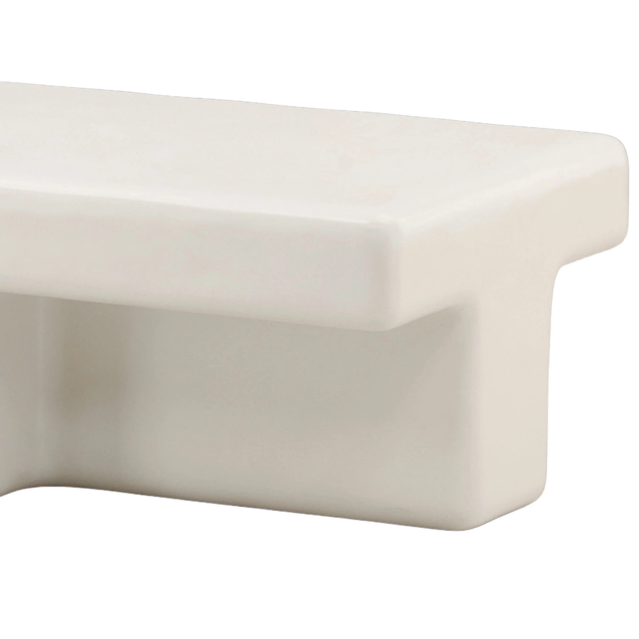 Teo Outdoor Coffee Table, White - Image 4