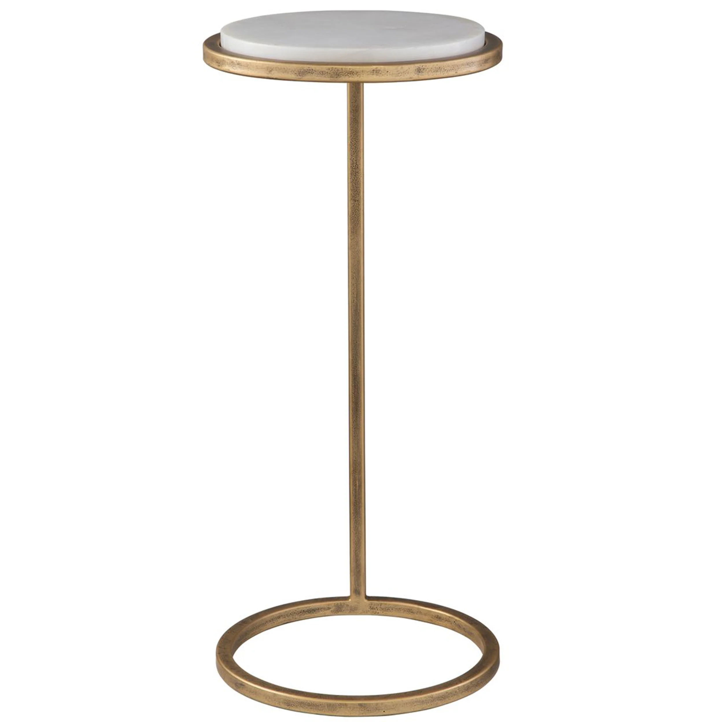 Terra Accent Table, White - Image 2