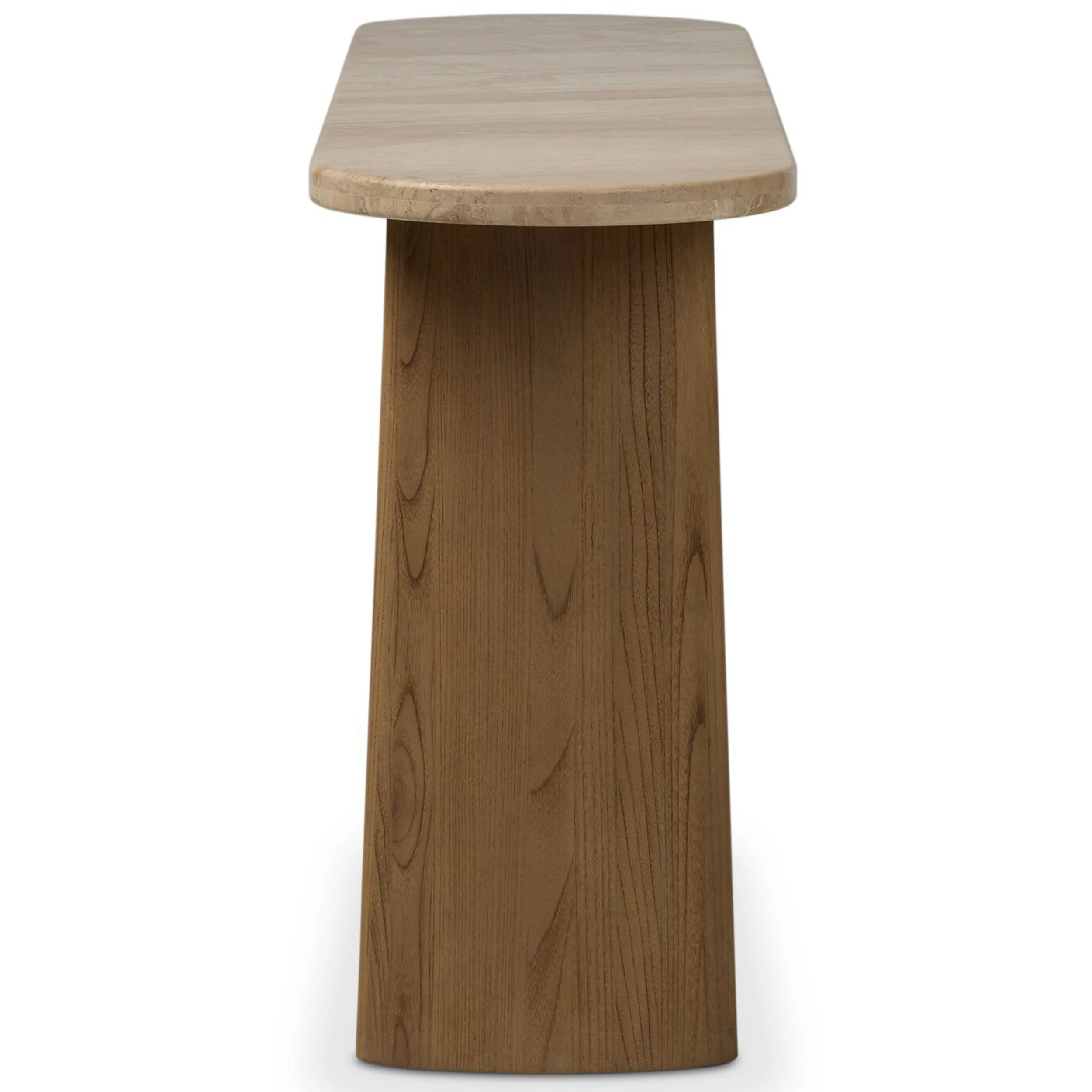 Terry Console Table, Sand Marble by Four Hands - Image 3