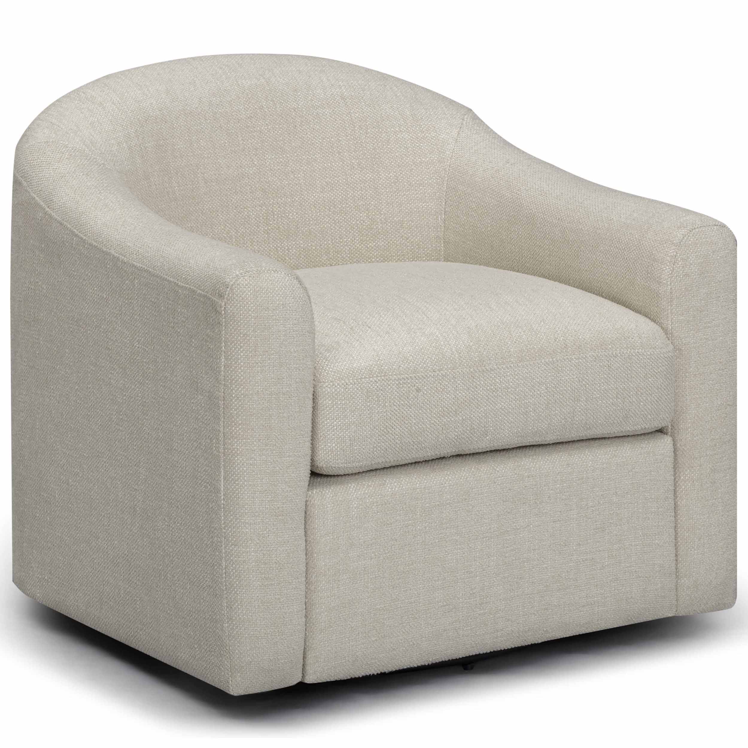 Thao Swivel Chair, Cream
