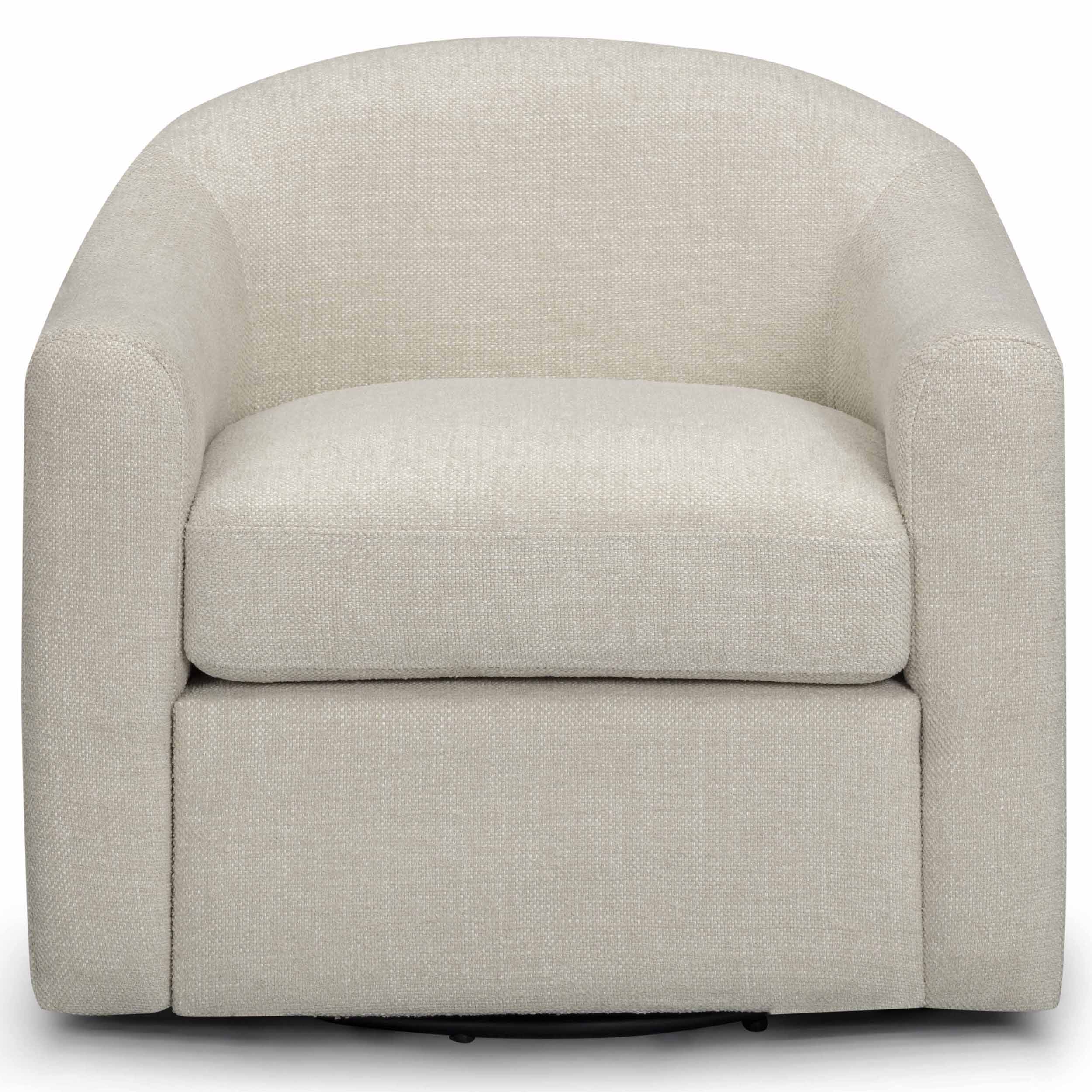 Thao Swivel Chair, Cream - Image 2