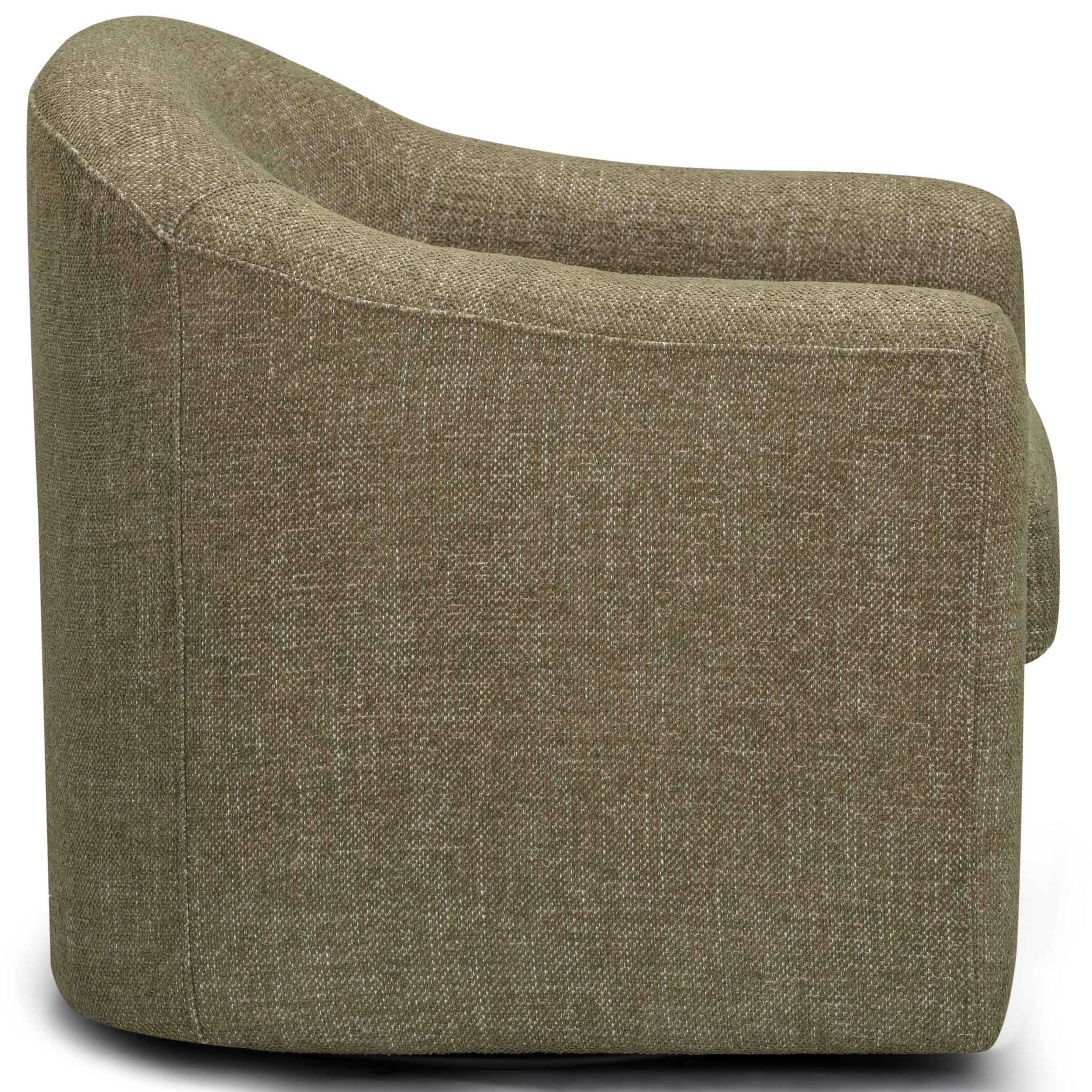 Thao Swivel Chair, Green - Image 3