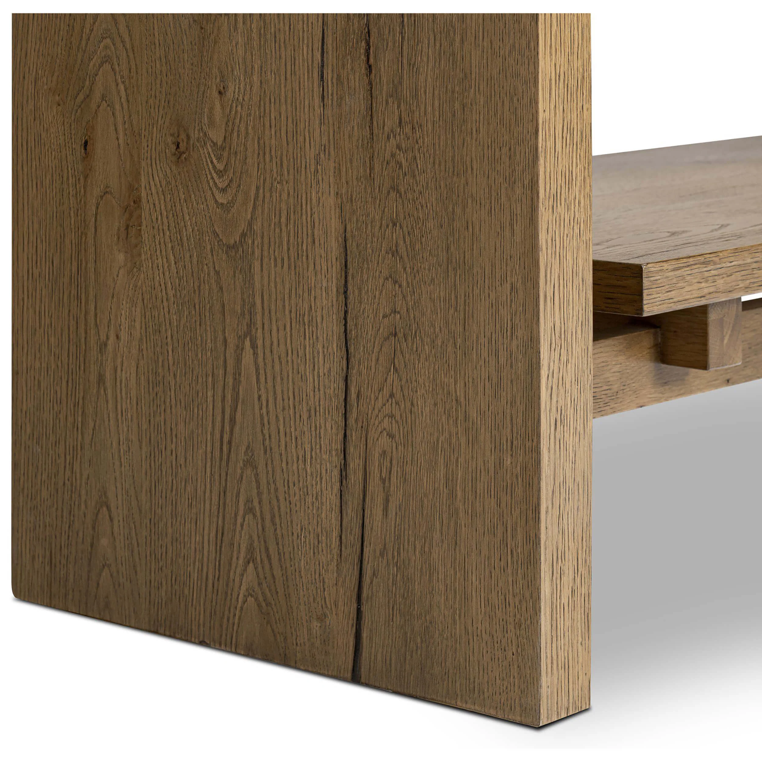 Theodore Bookcase, Rustic Amber Oak by Four Hands - Image 4