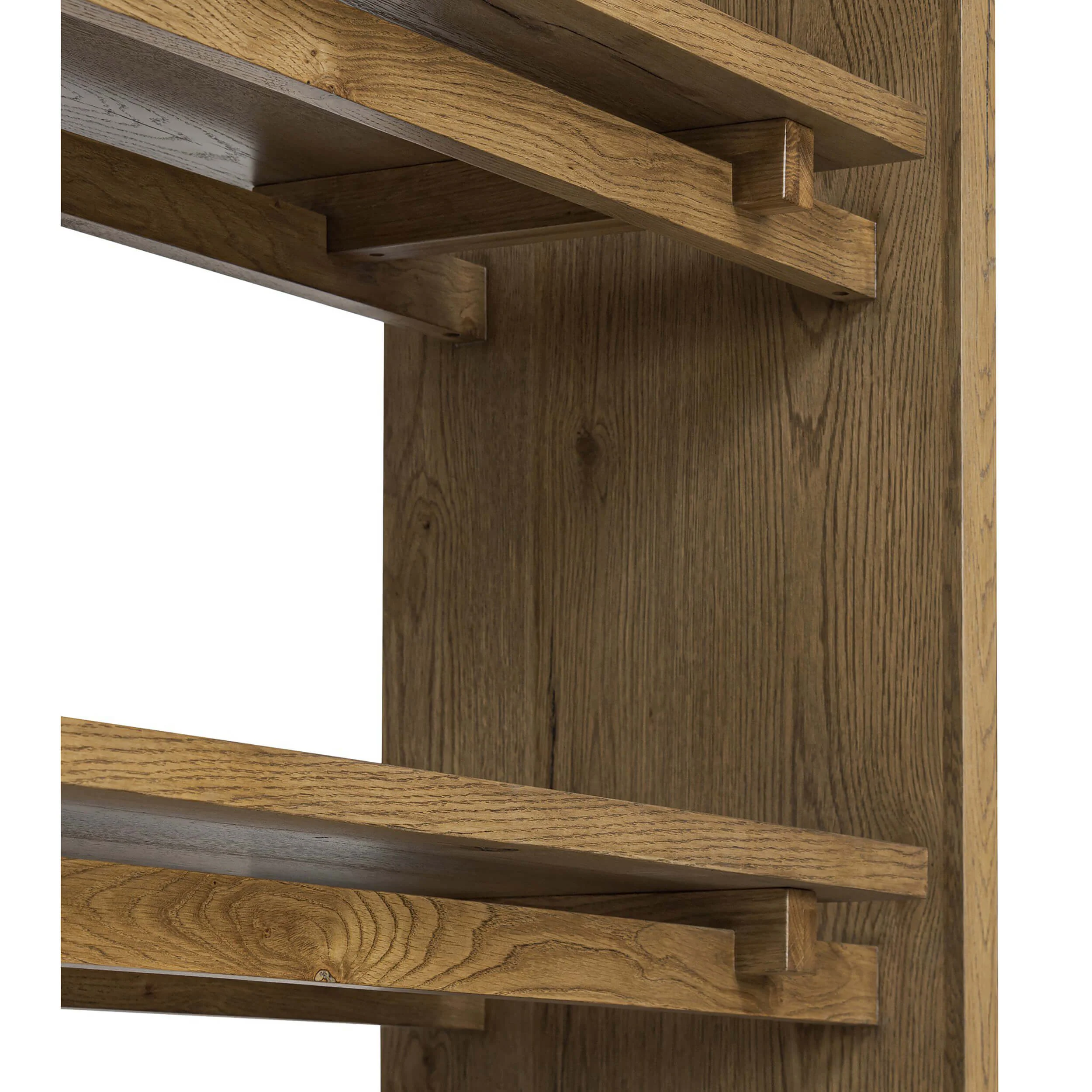 Theodore Bookcase, Rustic Amber Oak by Four Hands - Image 5