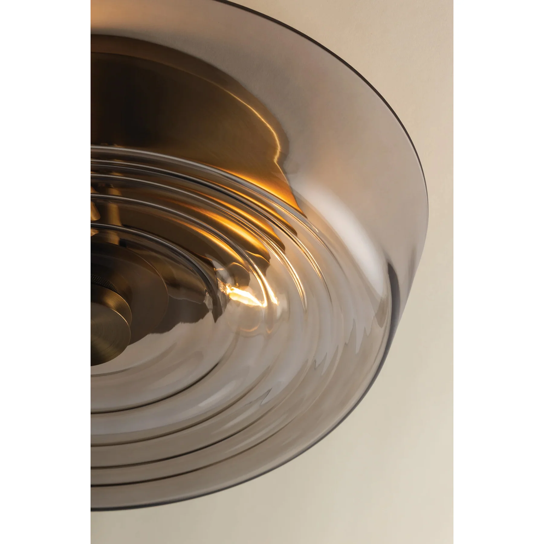 Theodore Flush Mount, Patina Brass - Image 4
