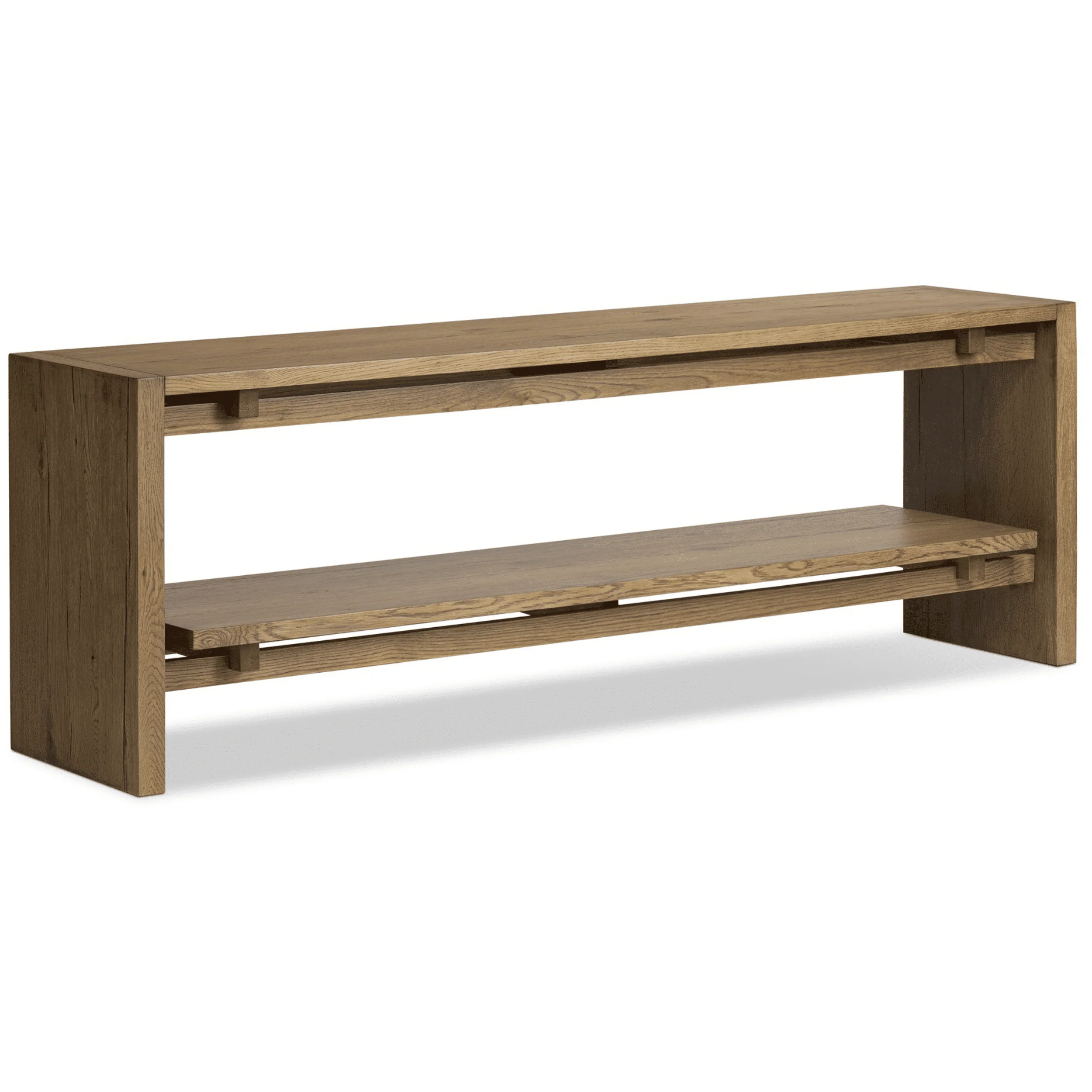 Theodore Media Console, Rustic Amber by Four Hands