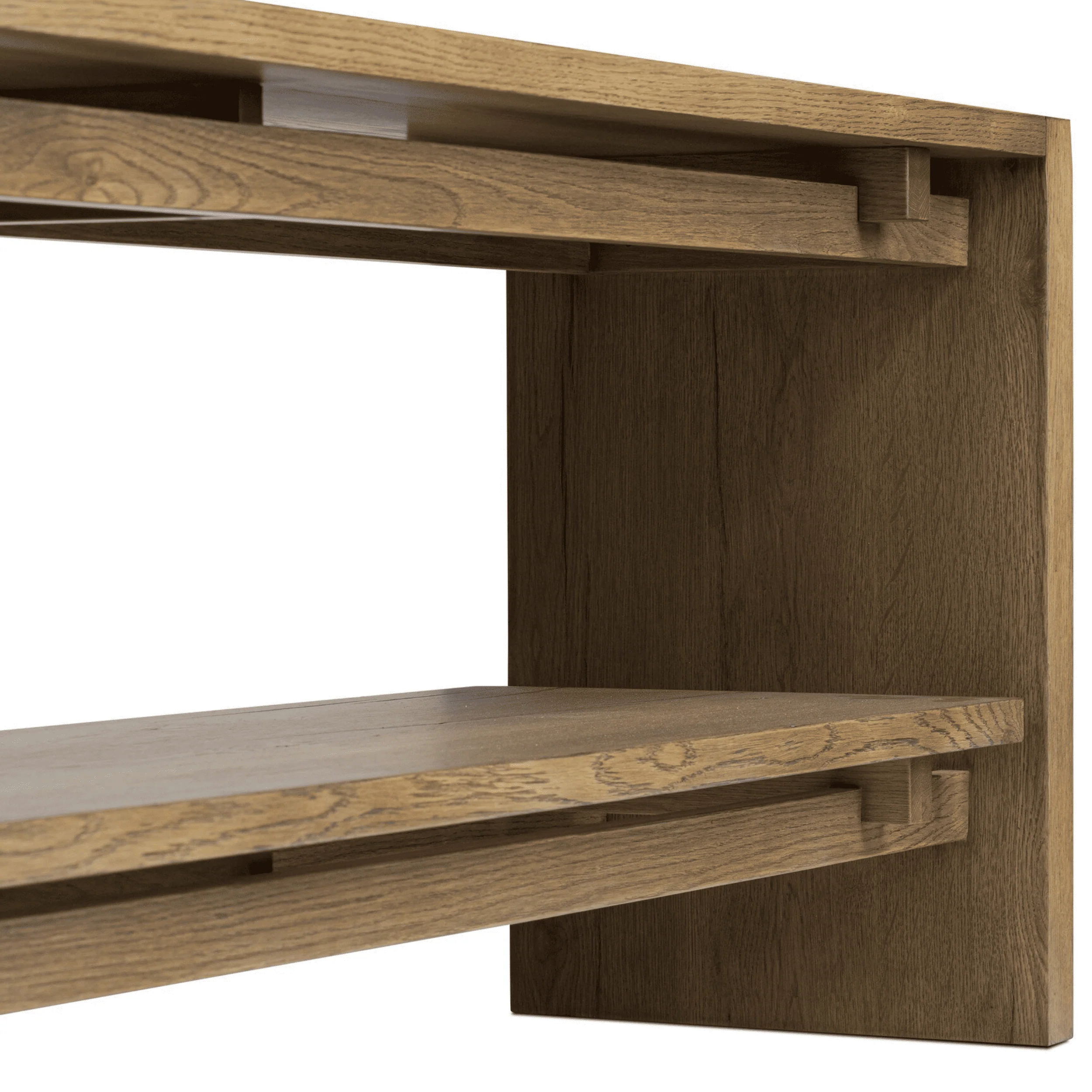 Theodore Media Console, Rustic Amber by Four Hands - Image 5