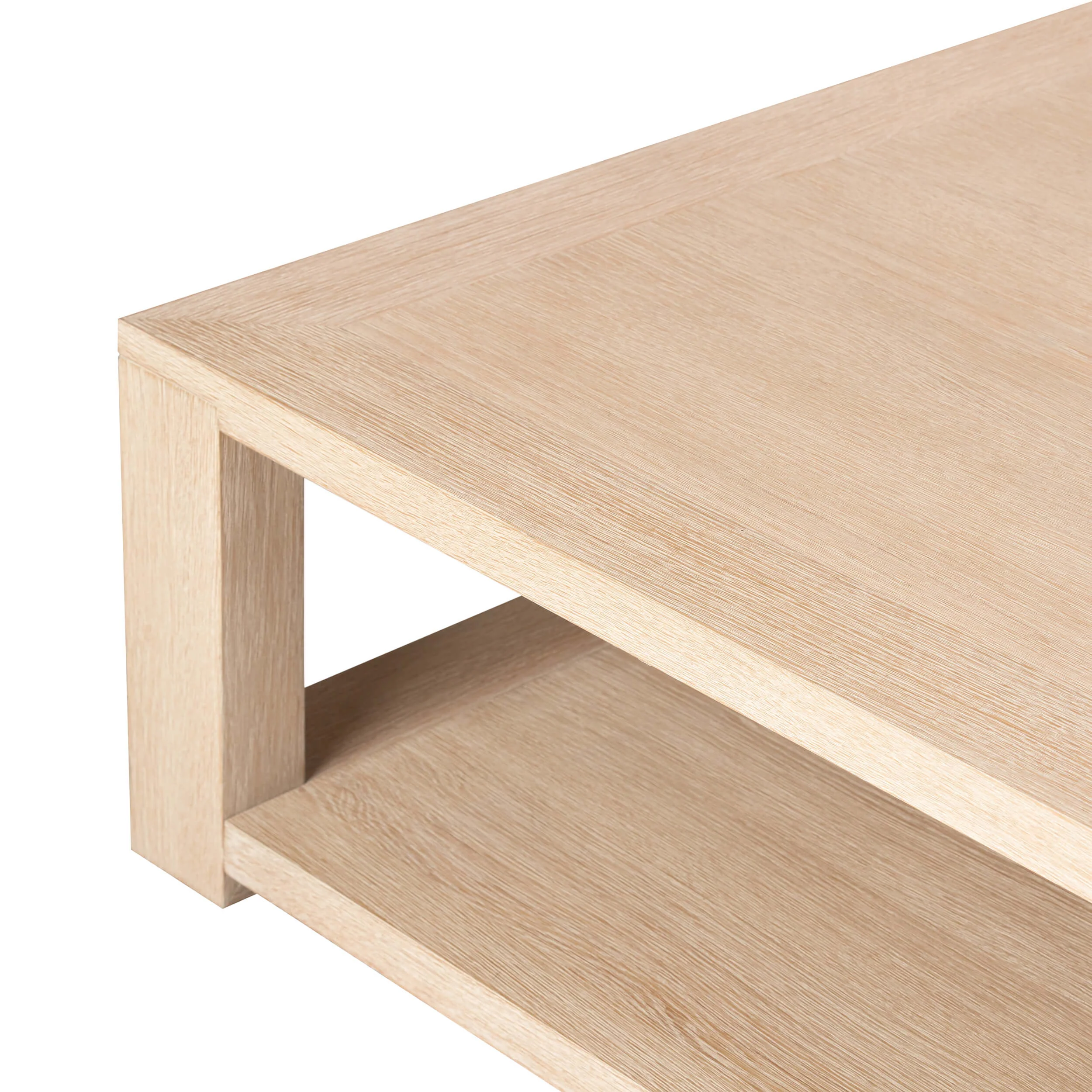 Thomas Rectangular Coffee Table, Bleached Oak by Four Hands - Image 6