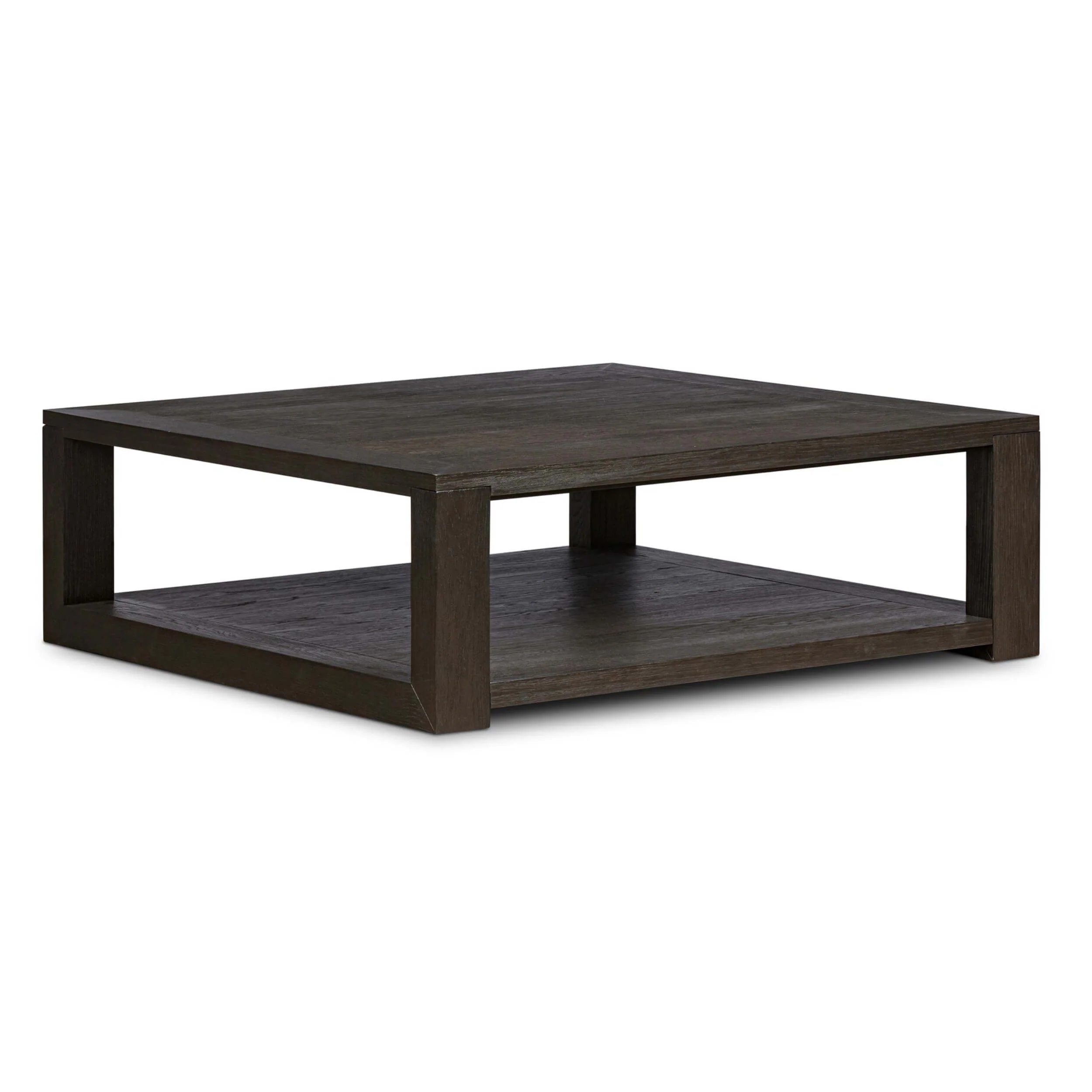 Thomas Square Coffee Table, Dark Anthracite by Four Hands