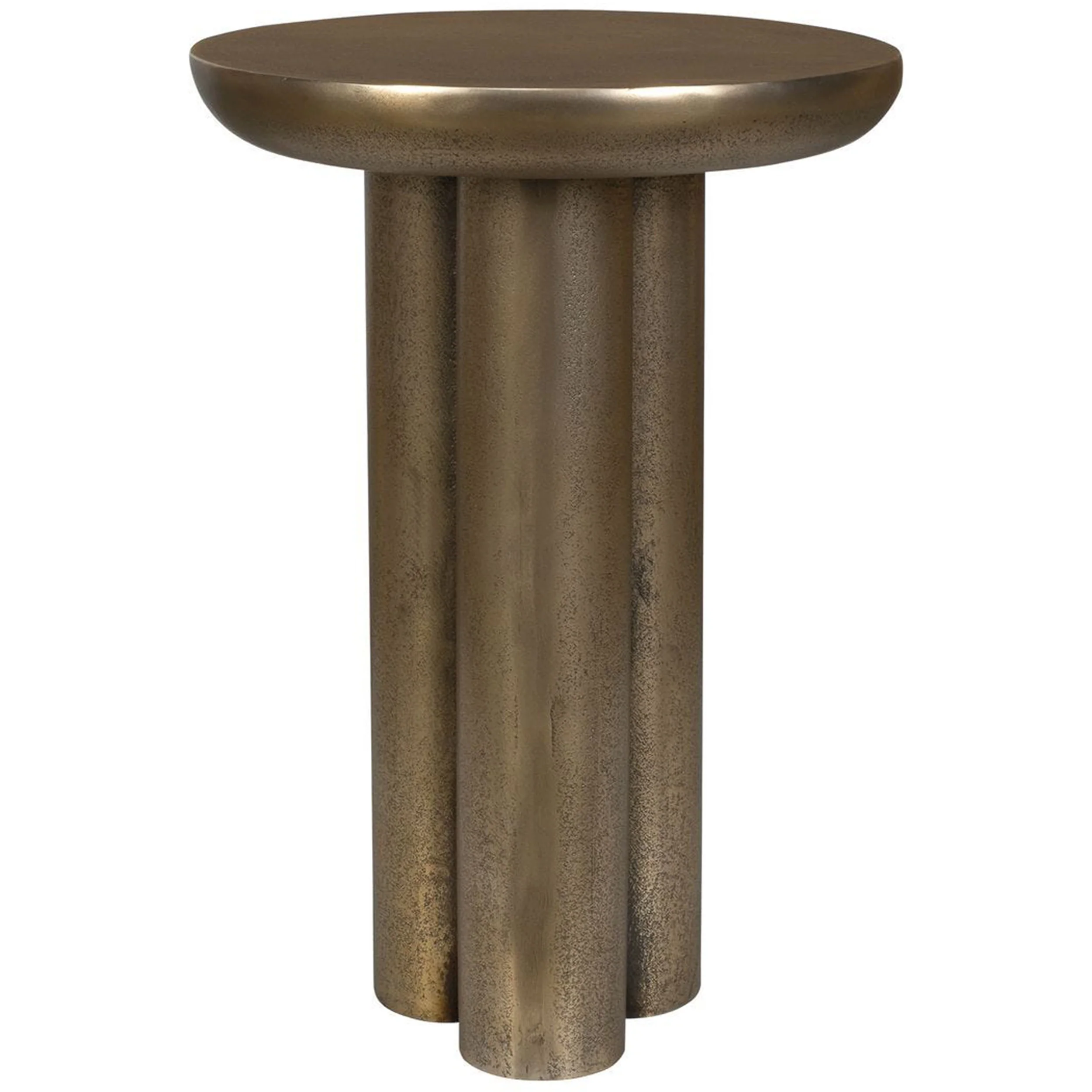 Thorp Accent Table, Antique Brass - Image 3