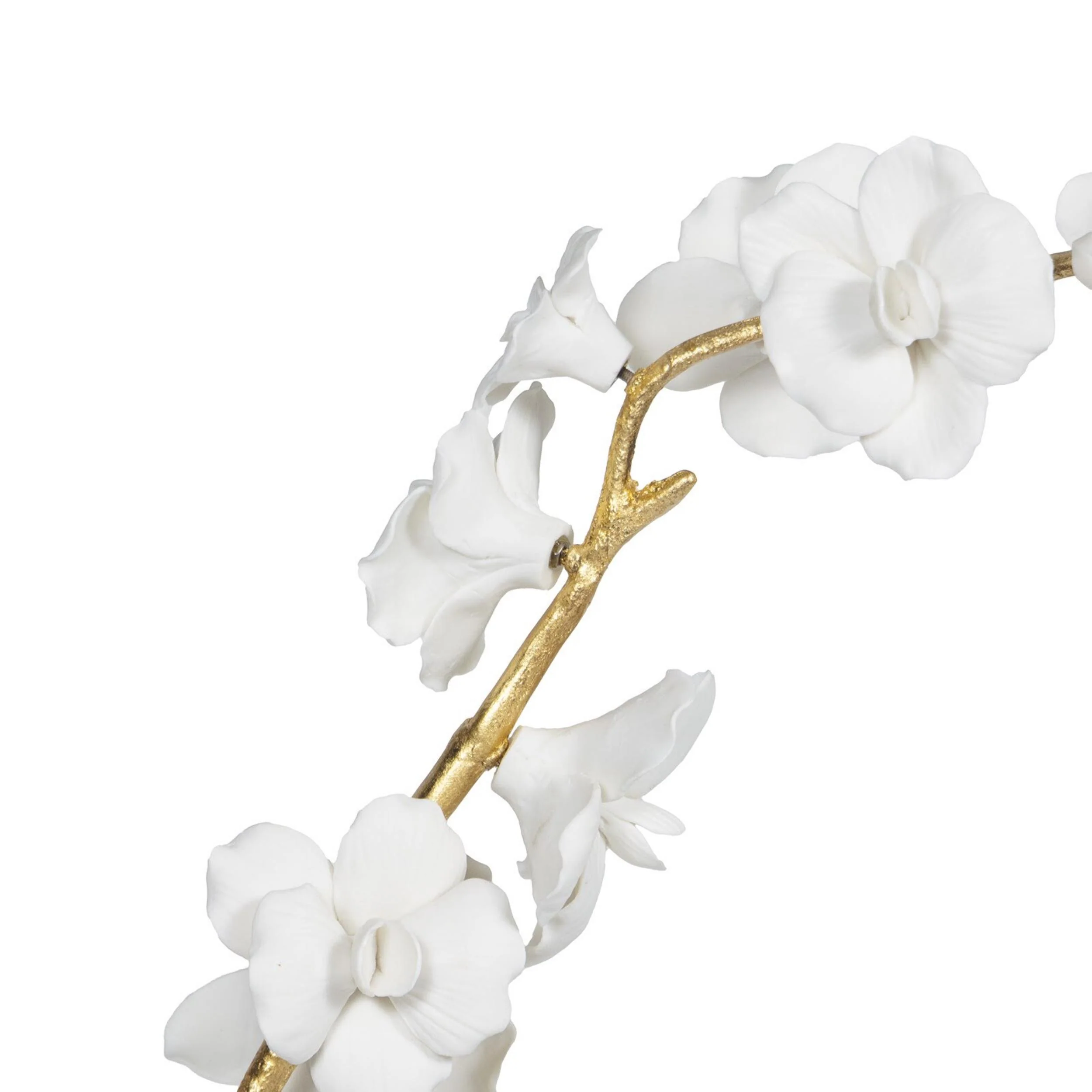Thylane Bent Orchid, White - Image 2