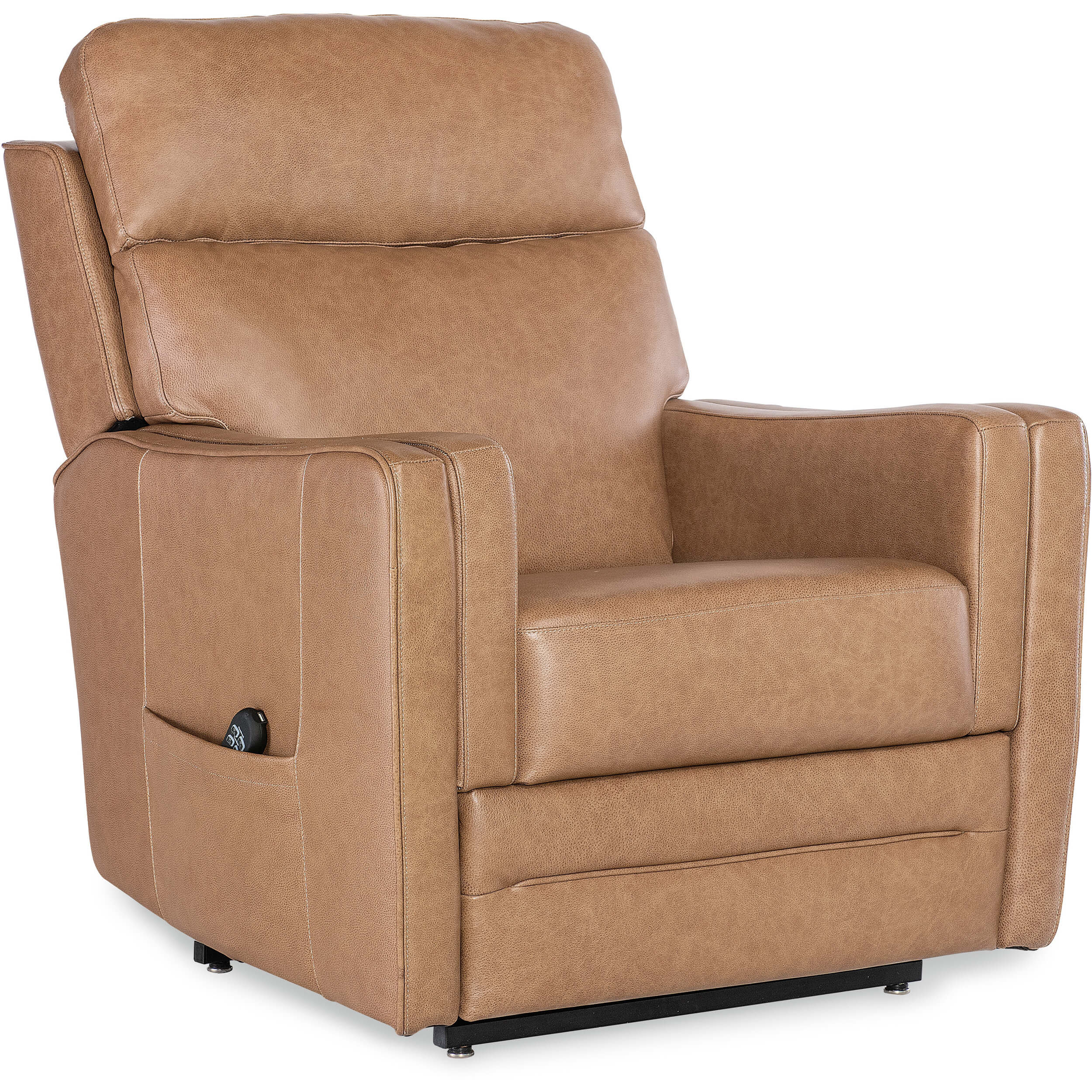 Thyme Leather Power Recliner w/Lift, Seville Fawn
