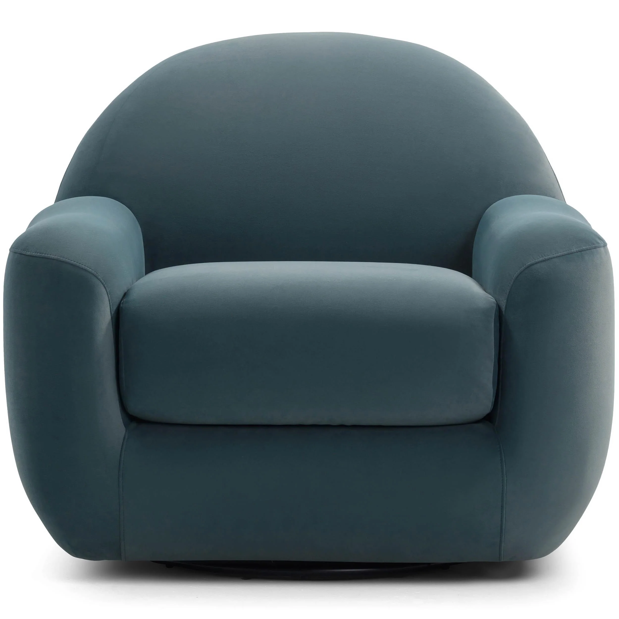 Tiago Swivel Chair, Dark Teal - Image 2