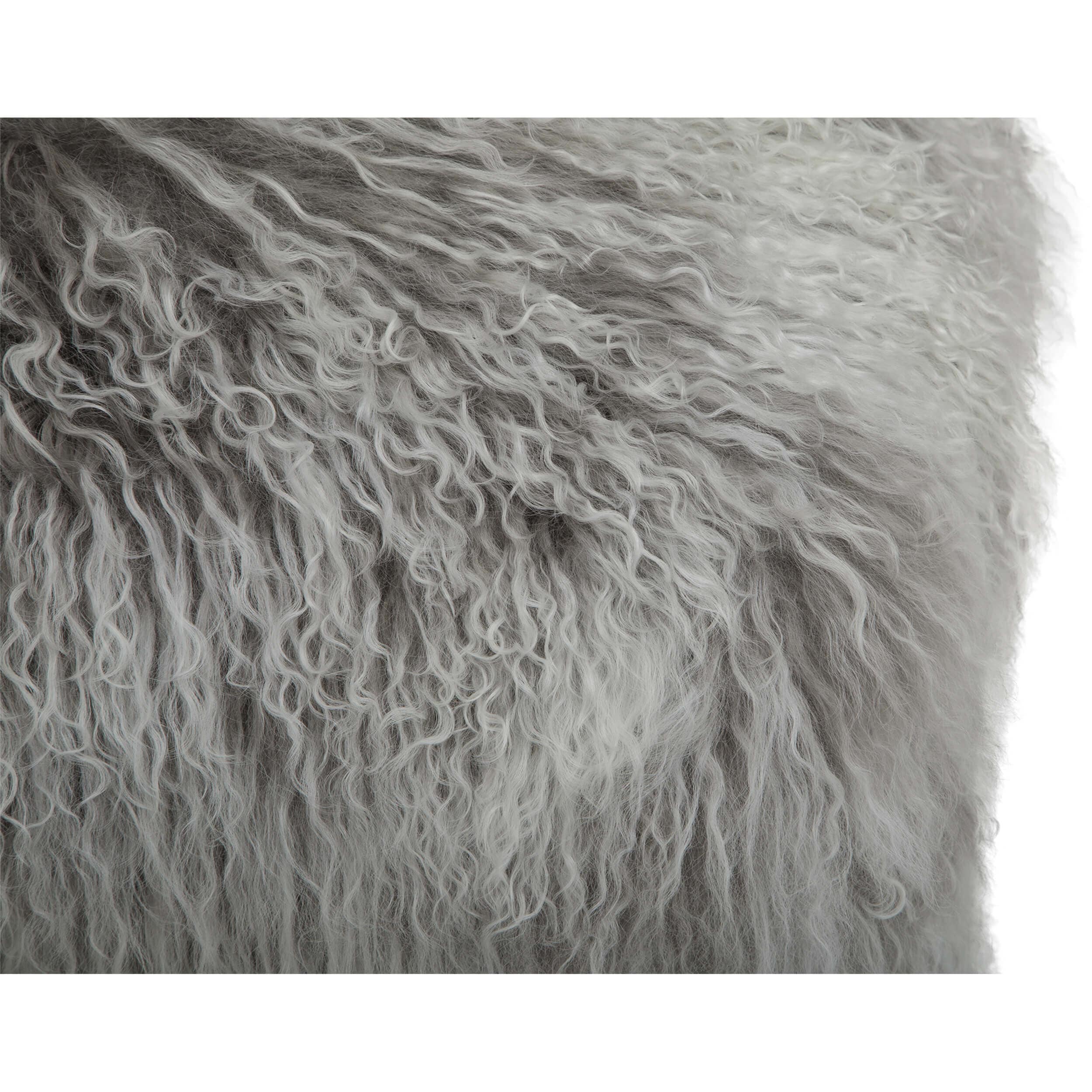 Tibetan Pouf, Ash Grey - Image 3