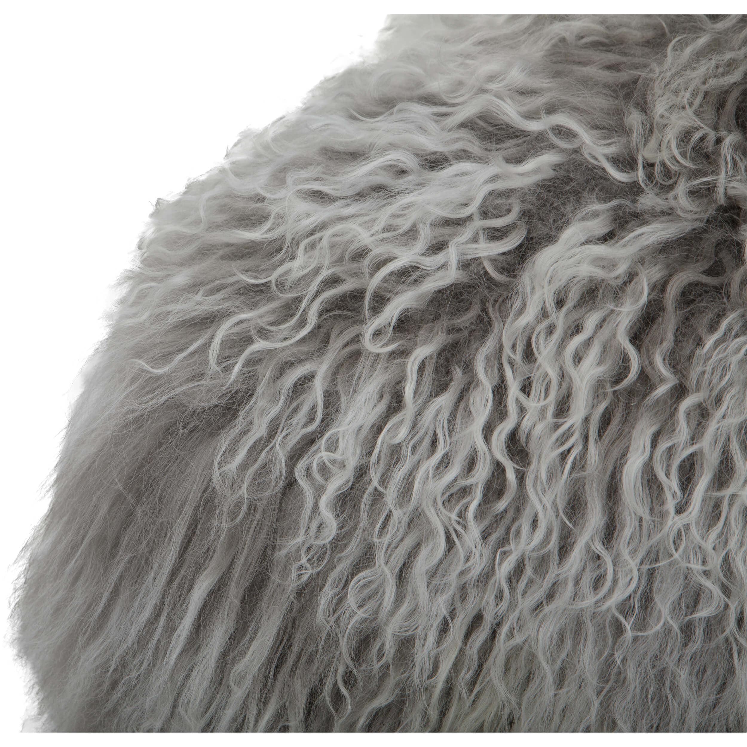 Tibetan Pouf, Ash Grey - Image 4