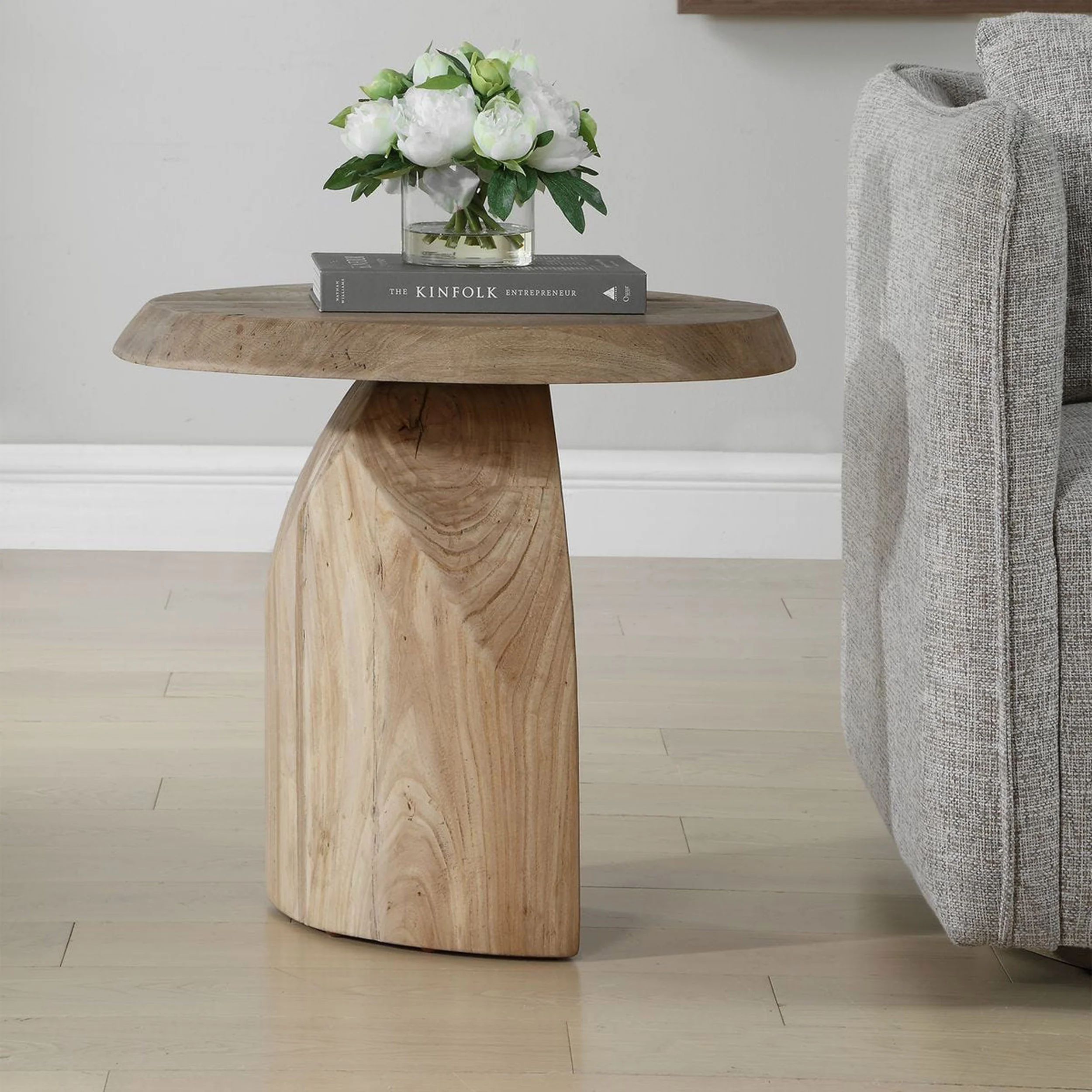 Tiernan Side Table, Natural - Image 7