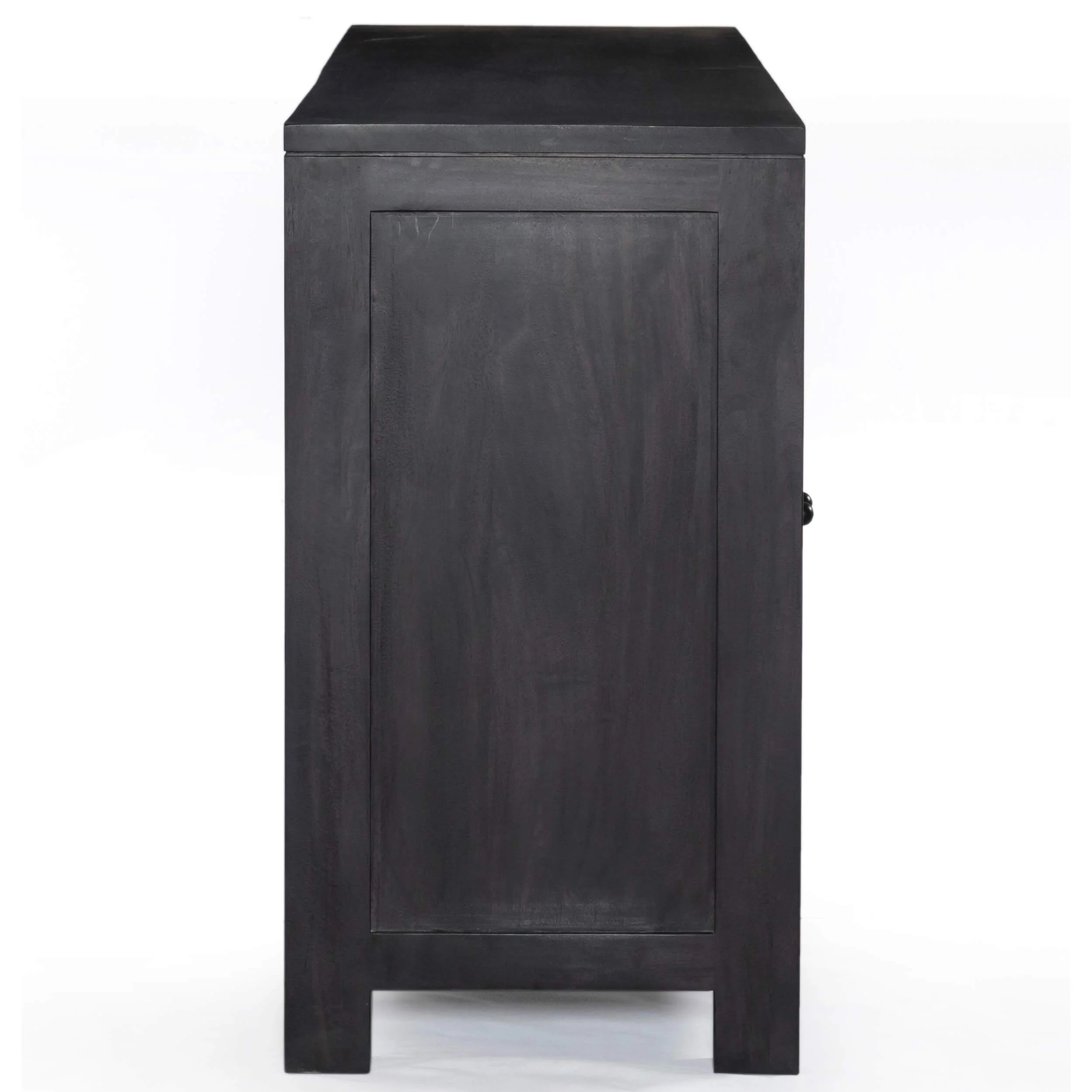 Tilda 4 Door Sideboard, Black Wash by Four Hands - Image 3