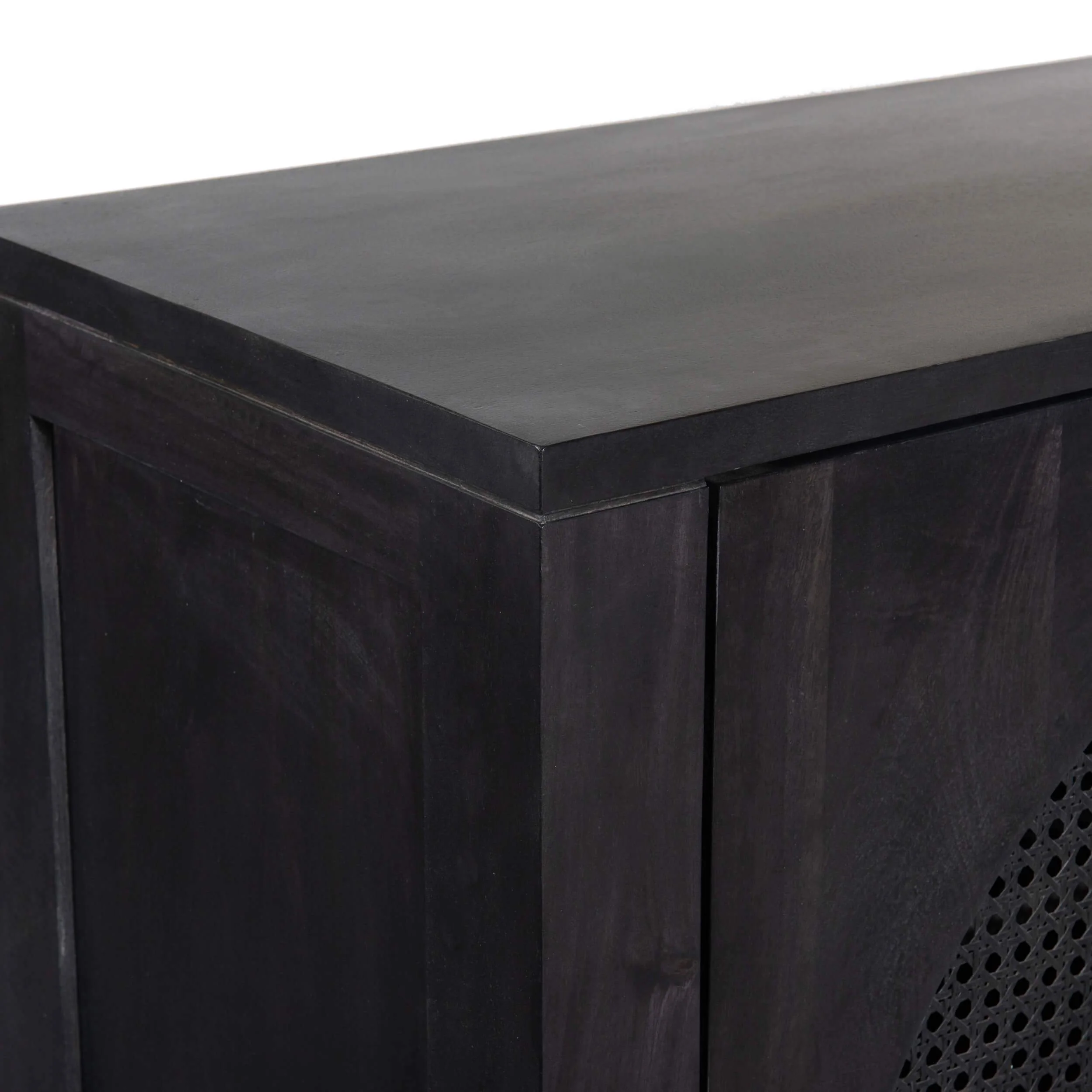 Tilda 4 Door Sideboard, Black Wash by Four Hands - Image 5