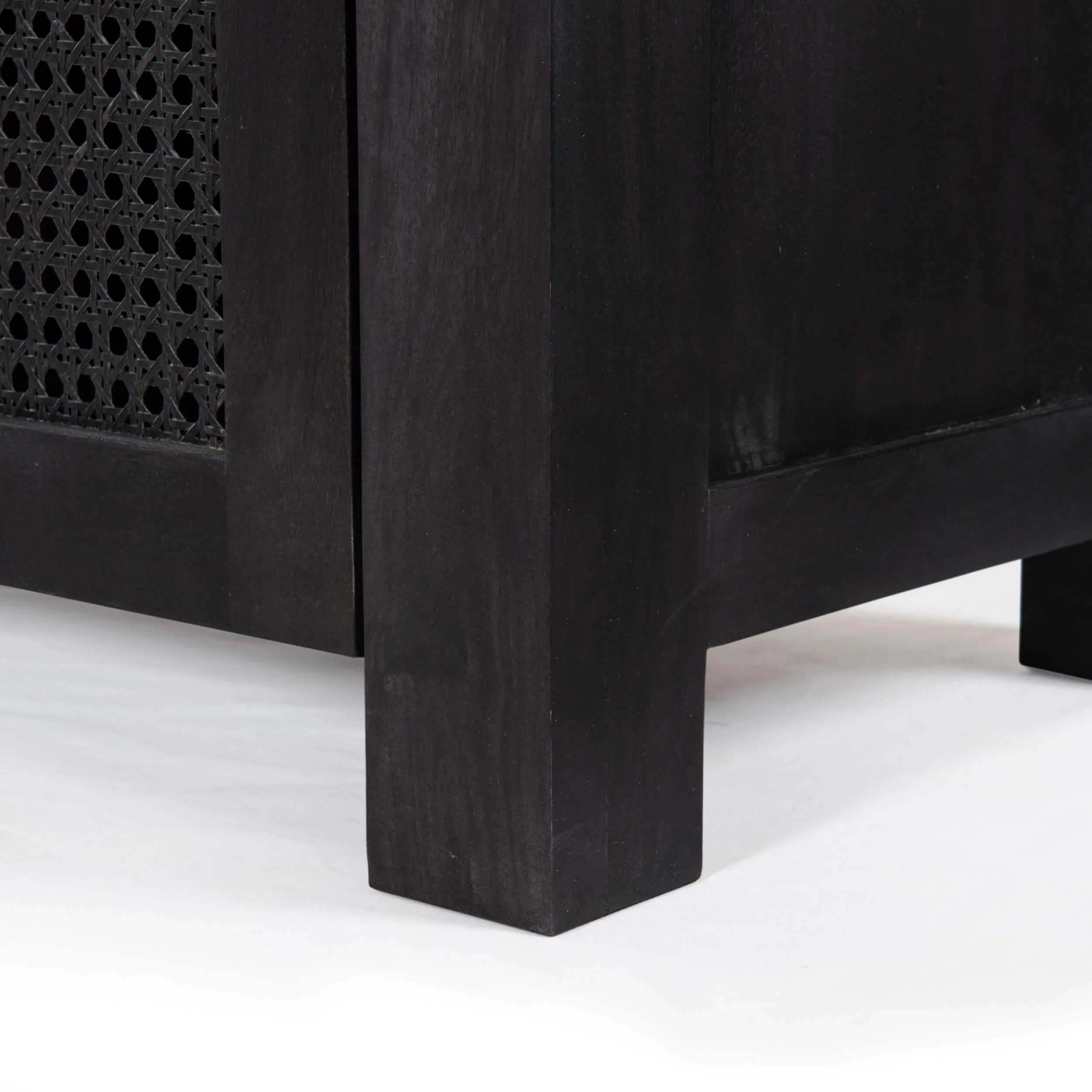 Tilda 4 Door Sideboard, Black Wash by Four Hands - Image 6