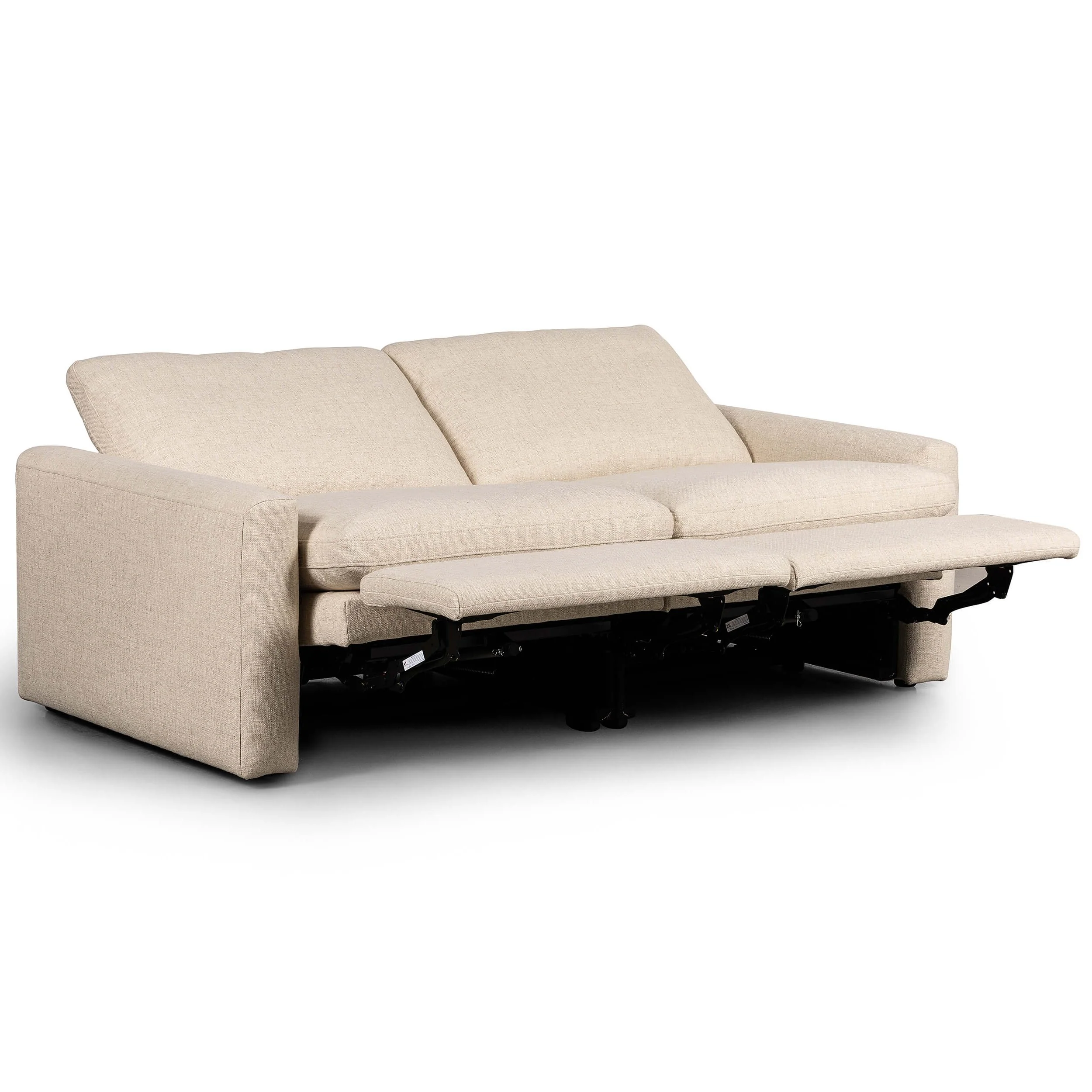 Tillery 2 Piece Power Recliner Sofa, Antigo Natural by Four Hands - Image 5