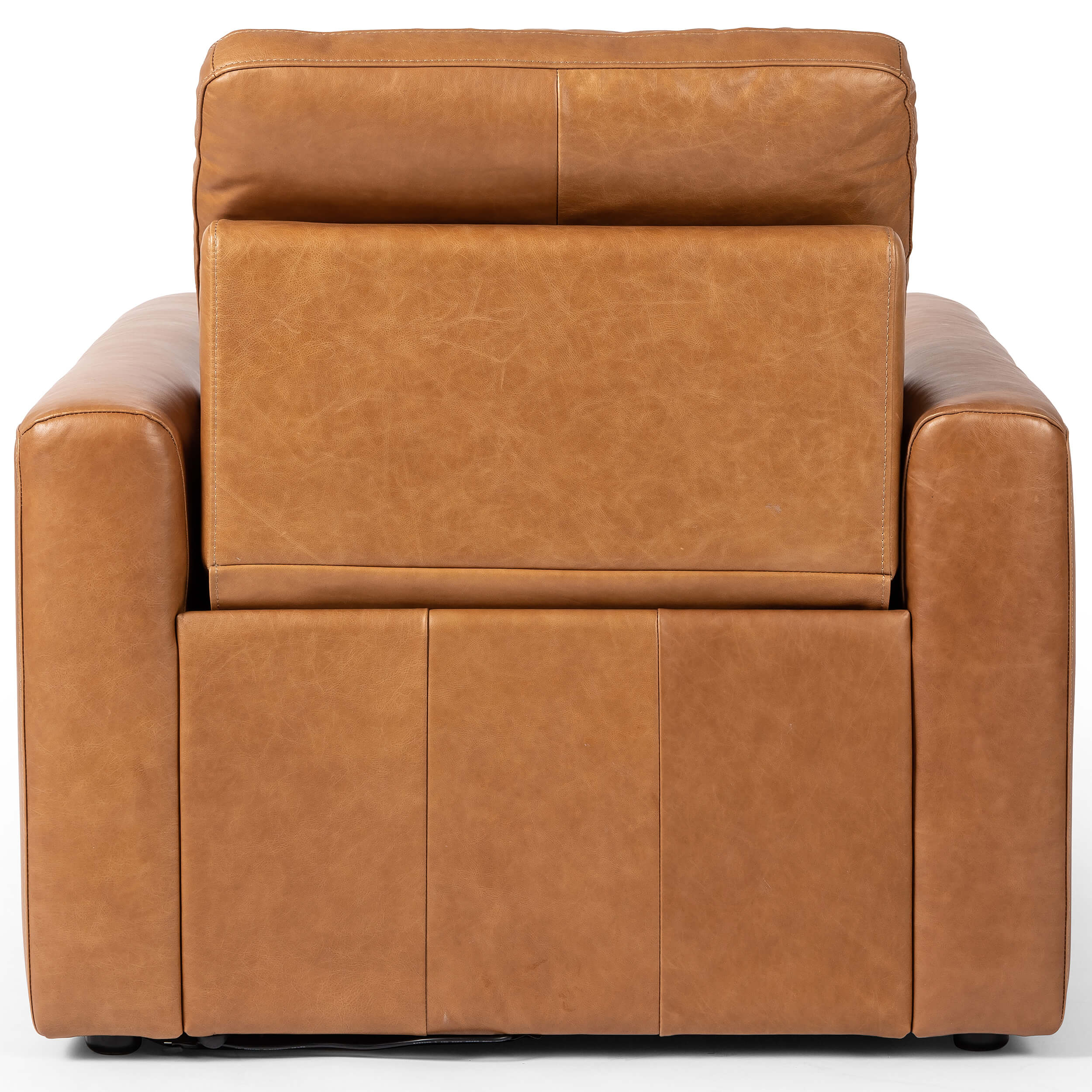 Tillery Leather Power Recliner Chair, Sonoma Butterscotch by Four Hands - Image 4