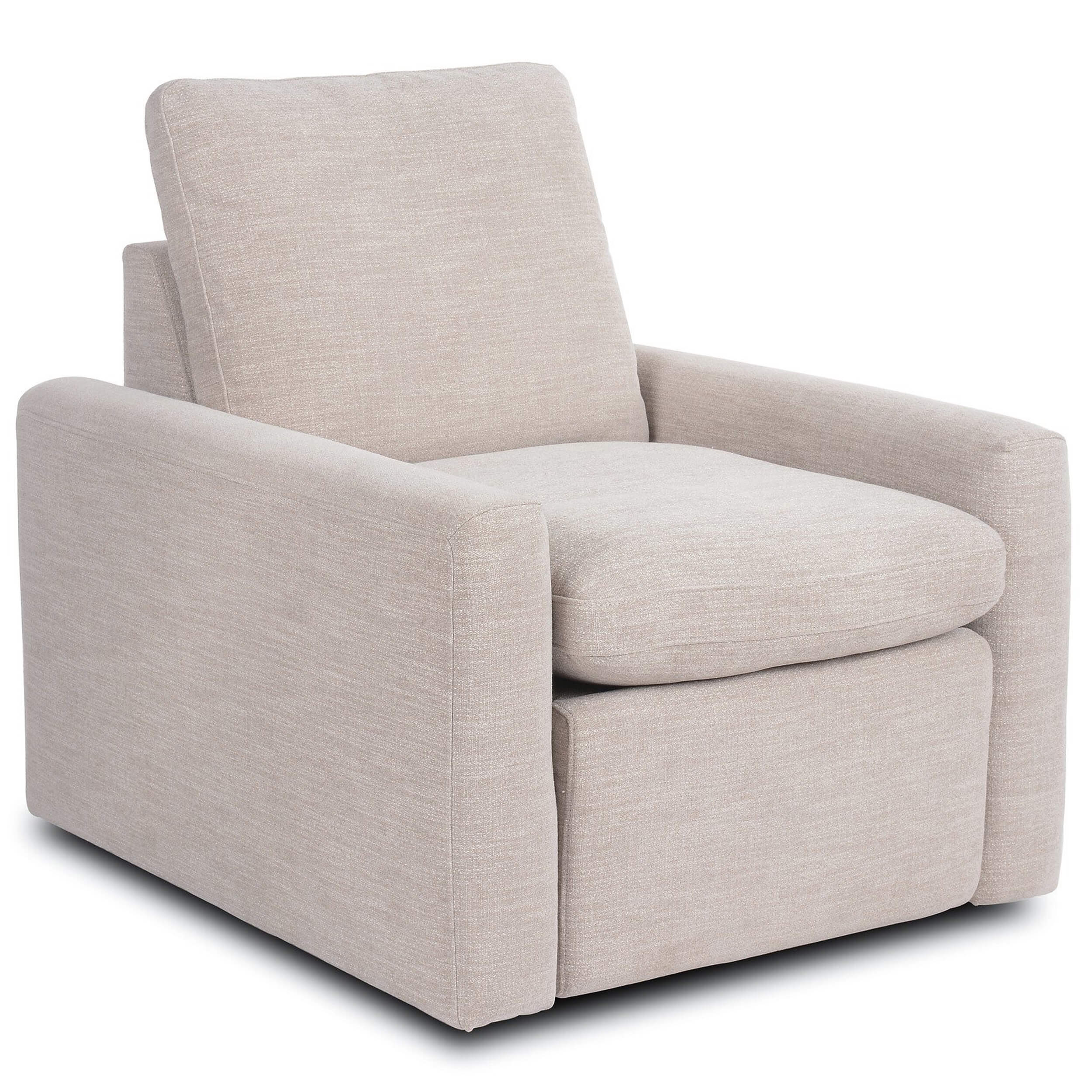 Tillery Power Recliner Chair, Laken Stone by Four Hands