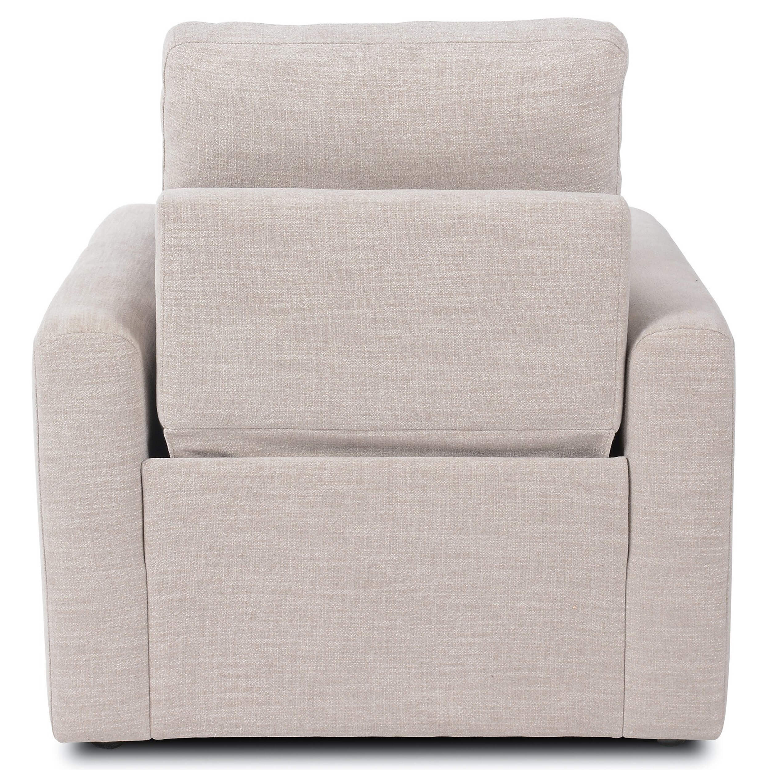 Tillery Power Recliner Chair, Laken Stone by Four Hands - Image 5