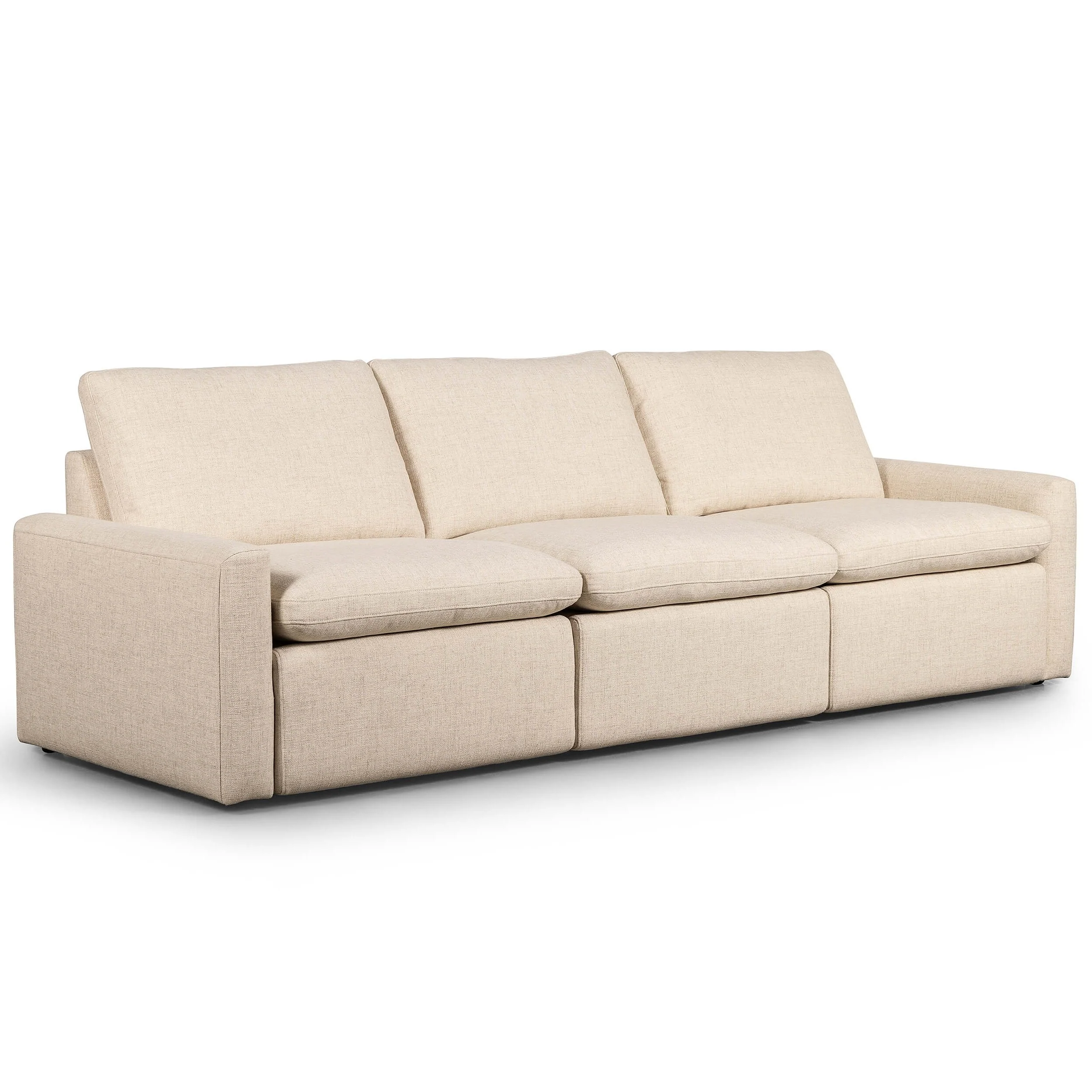 Tillery Power Recliner Sofa, Antigo Natural by Four Hands - Image 2