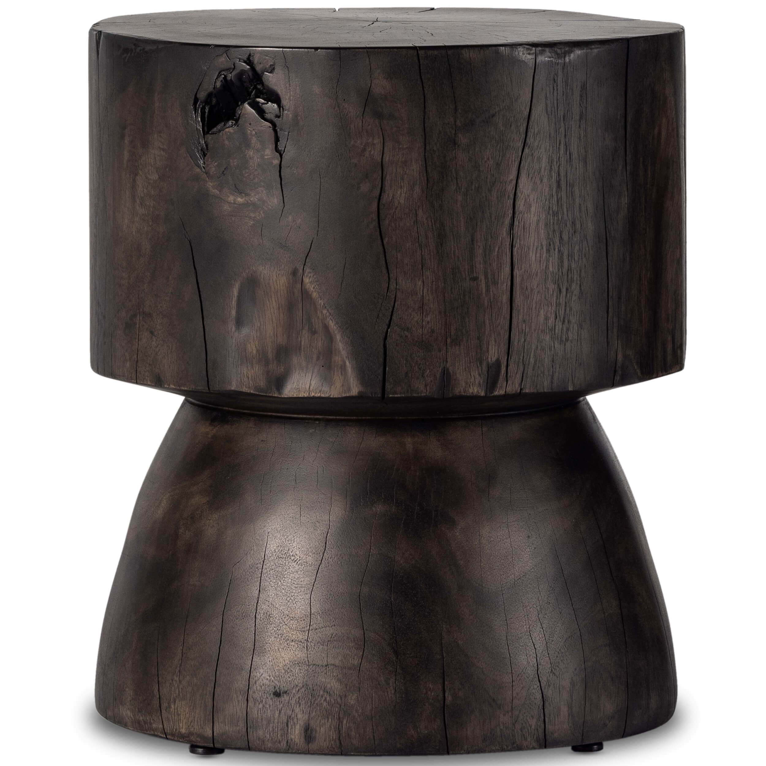 Tino End Table, Rubbed Black by Four Hands