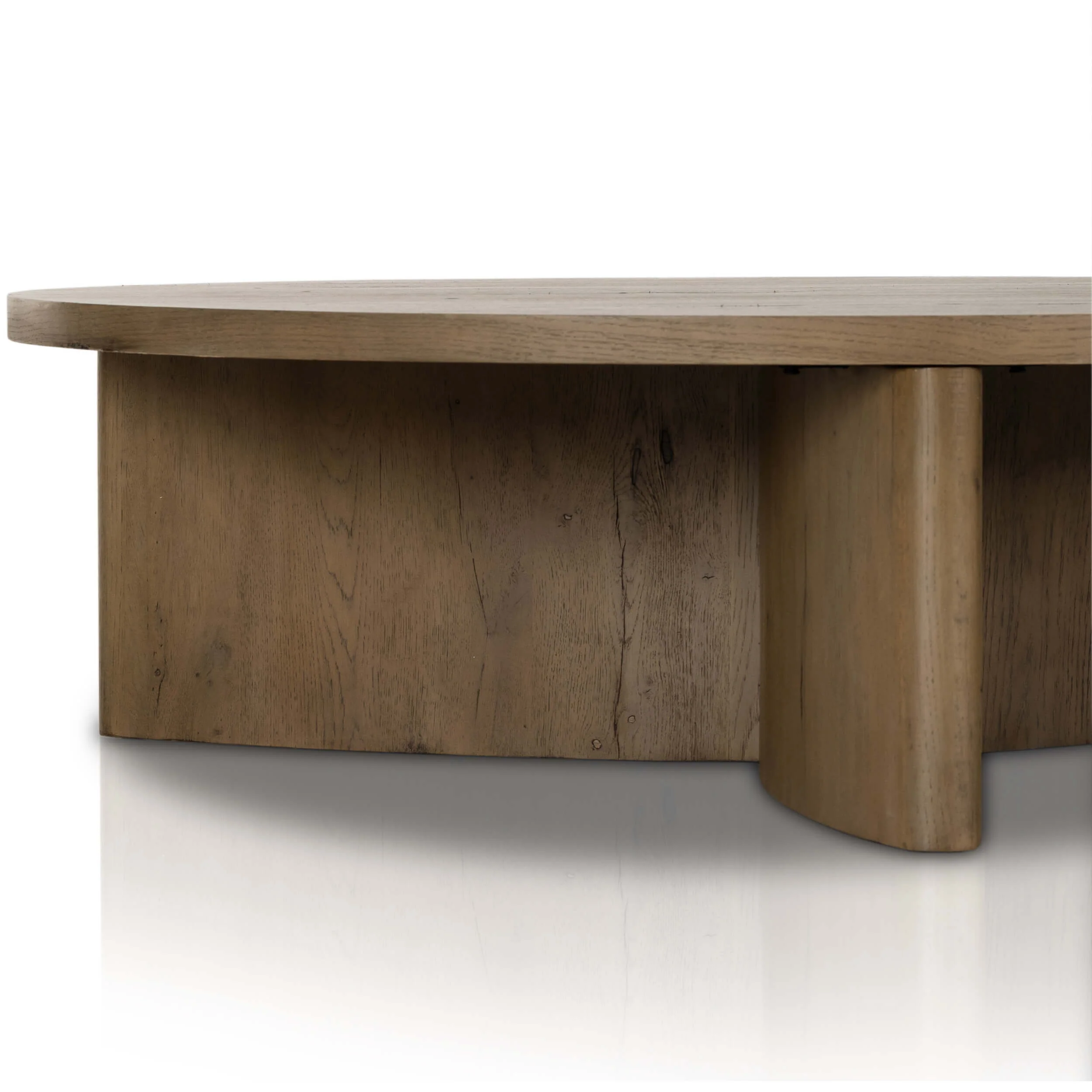 Toli Coffee Table, Rustic Grey by Four Hands - Image 5