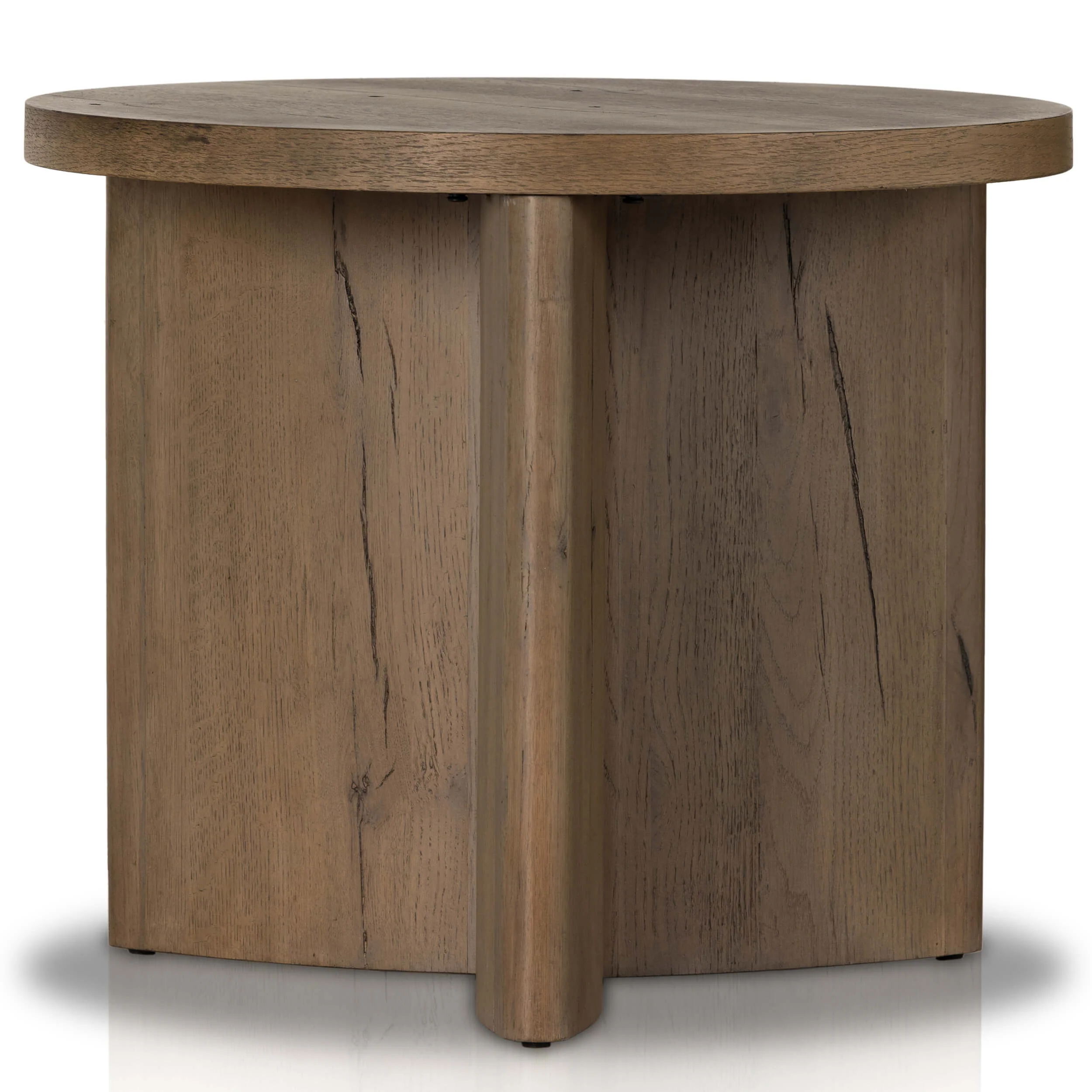 Toli End Table, Rustic Grey by Four Hands - Image 2
