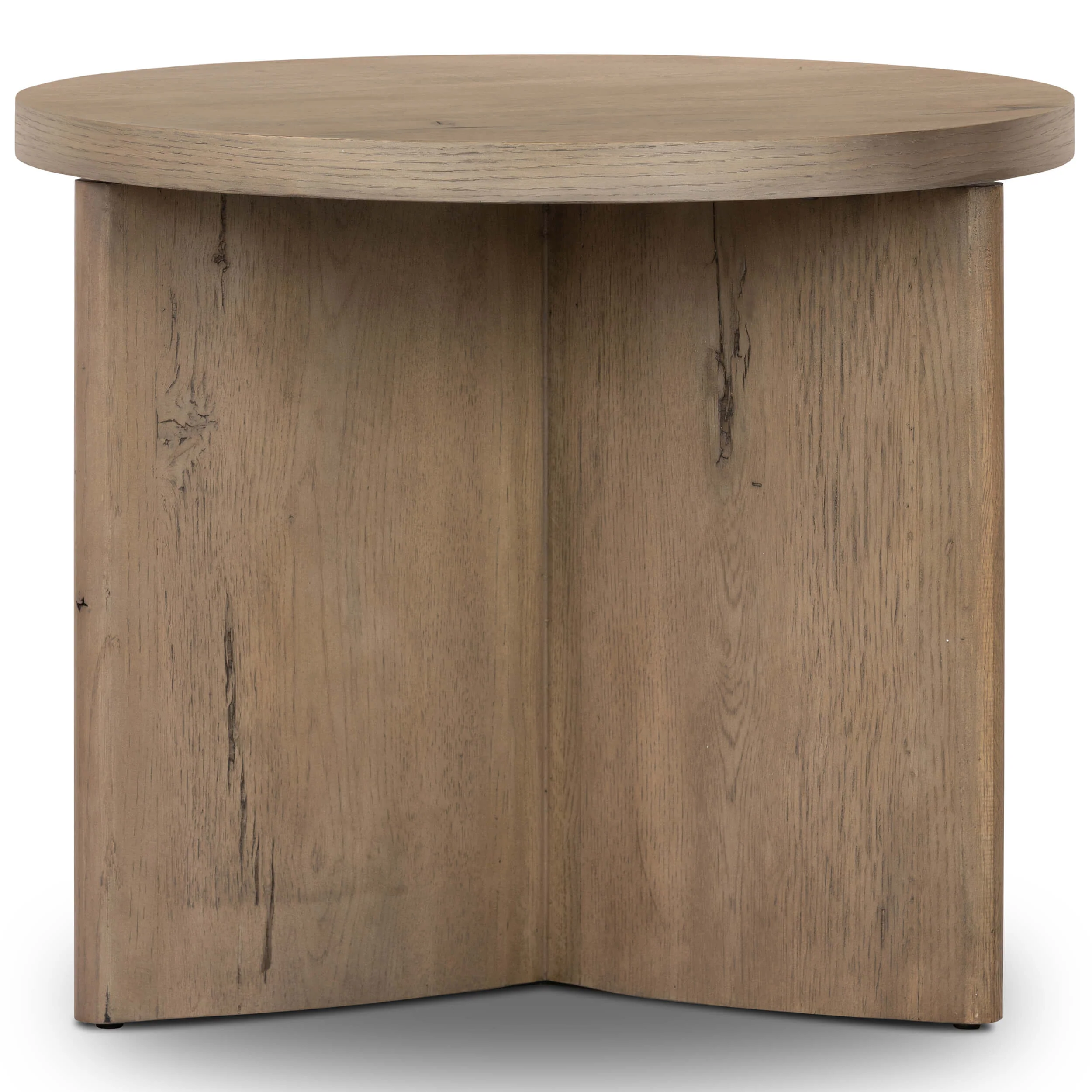 Toli End Table, Rustic Grey by Four Hands - Image 3