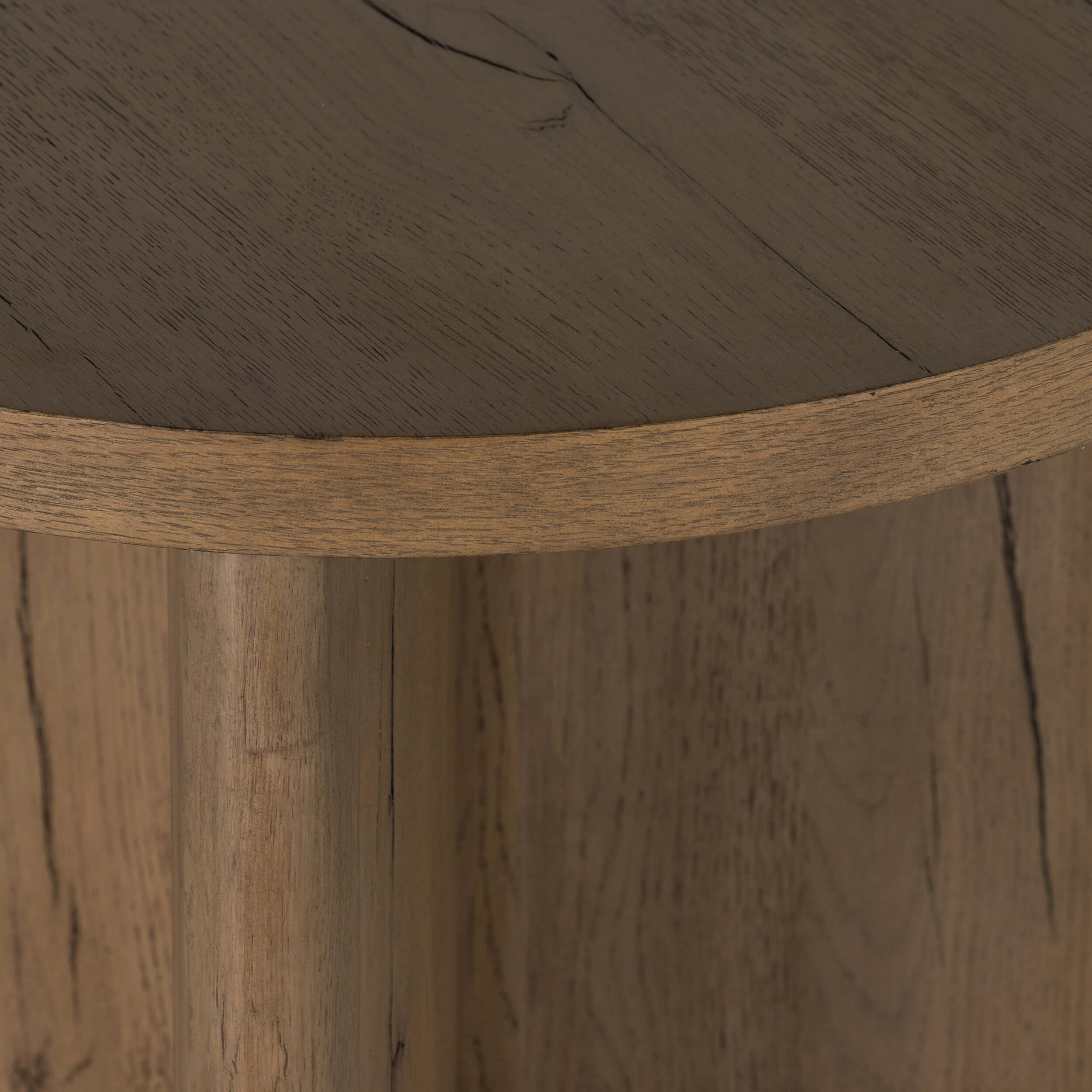 Toli End Table, Rustic Grey by Four Hands - Image 5