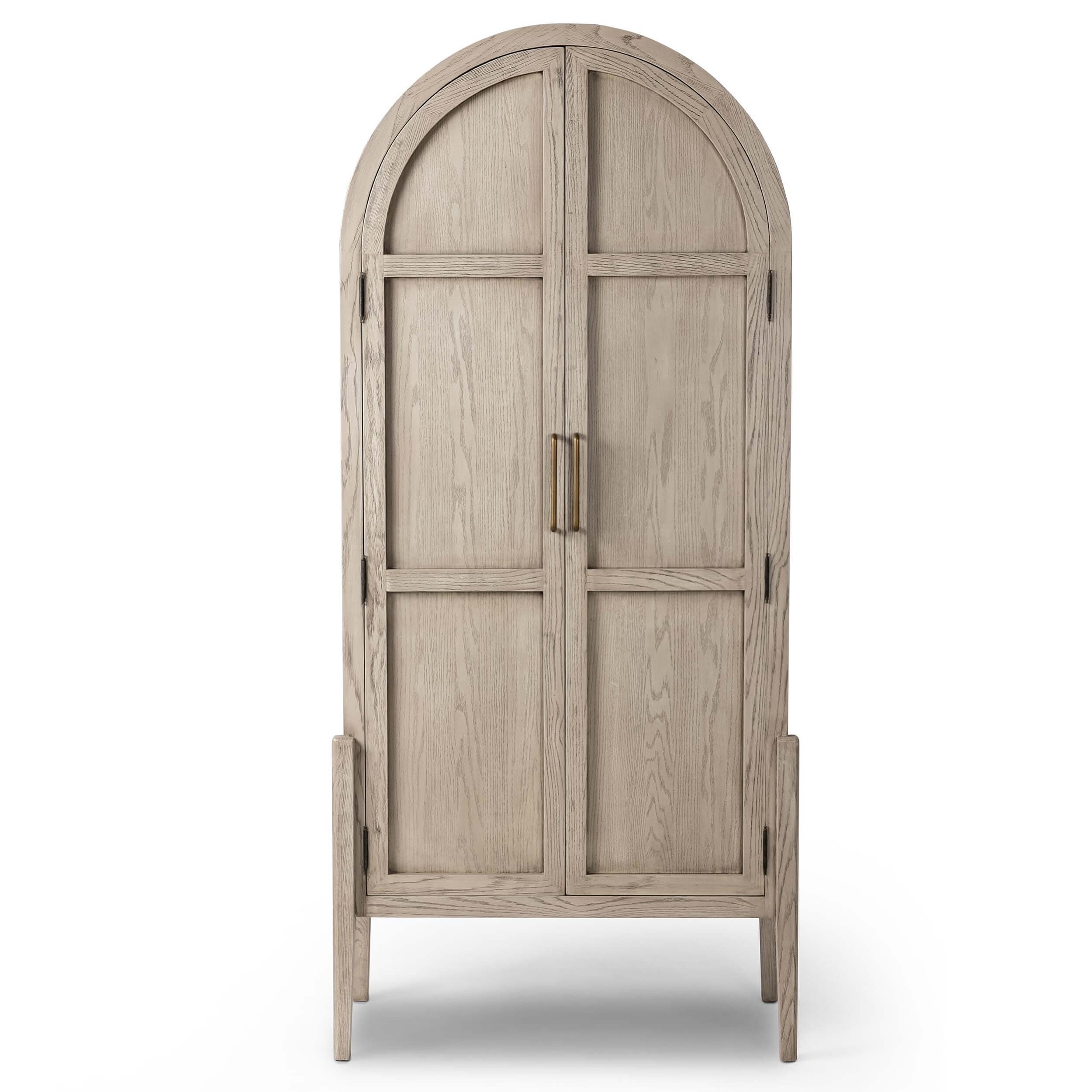 Tolle Panel Door Cabinet, Rustic White - Image 2