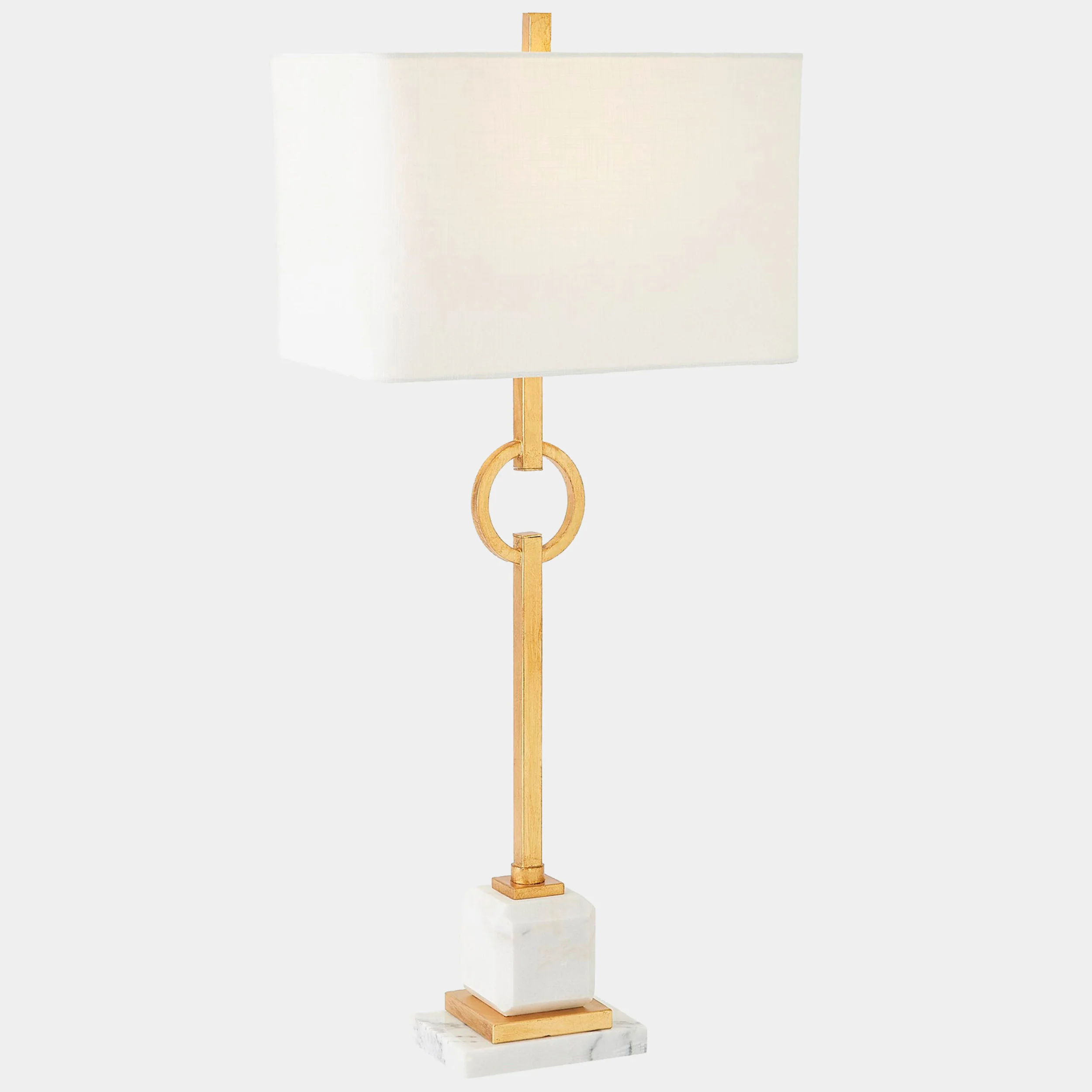 Top Ring Table Lamp, Gold Leaf - Image 5