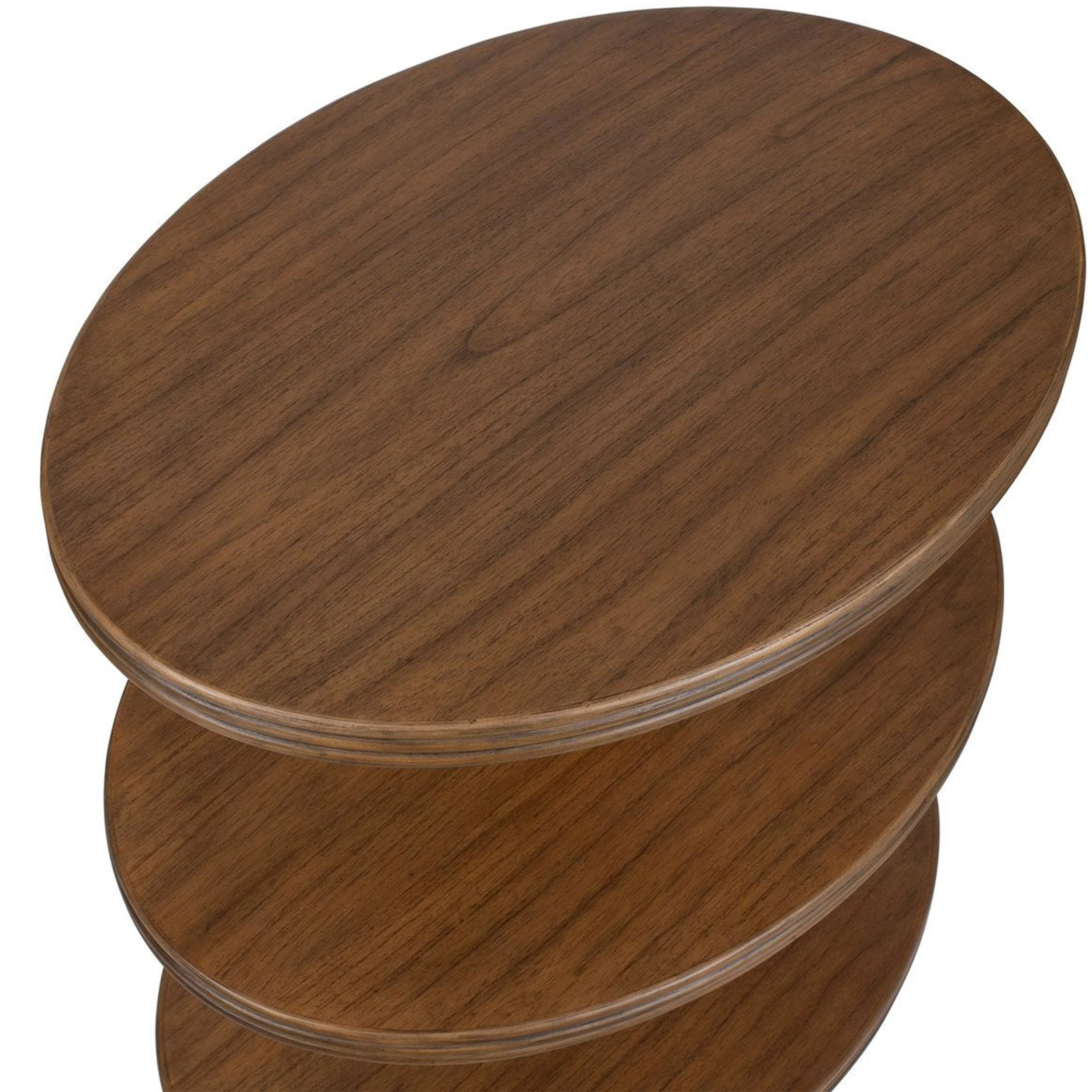 Top Tier Side Table, Brown - Image 5