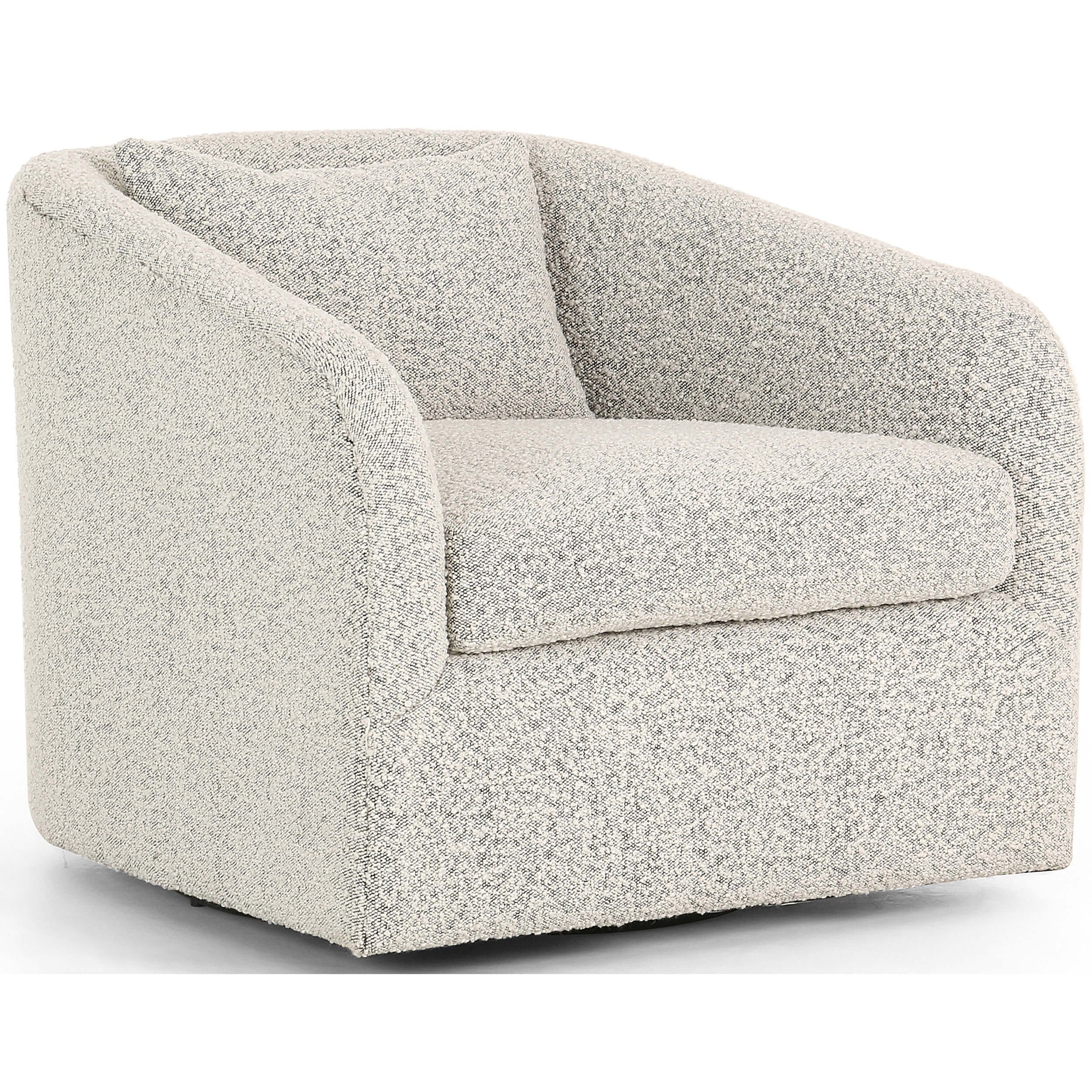 Topanga Swivel Chair, Knoll Domino by Four Hands