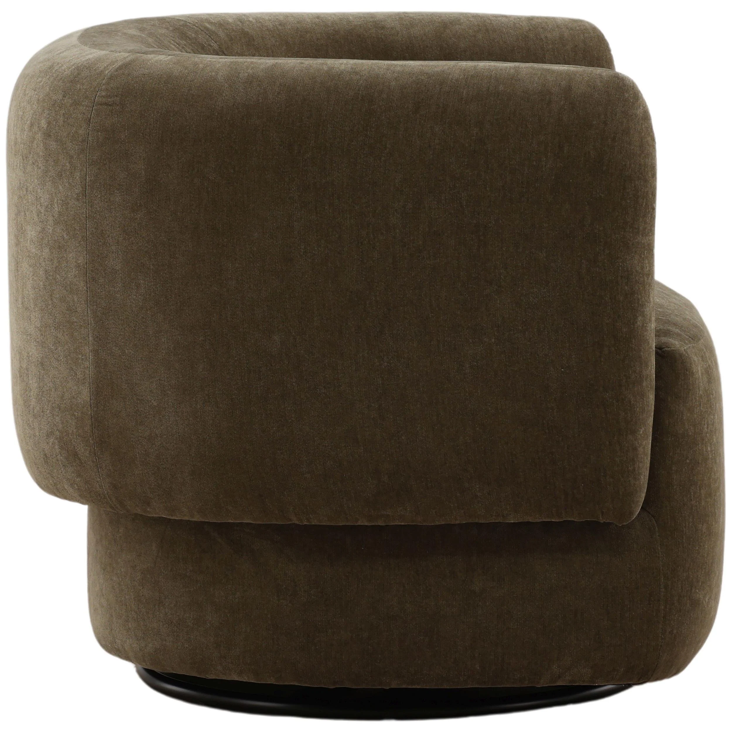Toph Swivel Chair, Moss Olive - Image 3