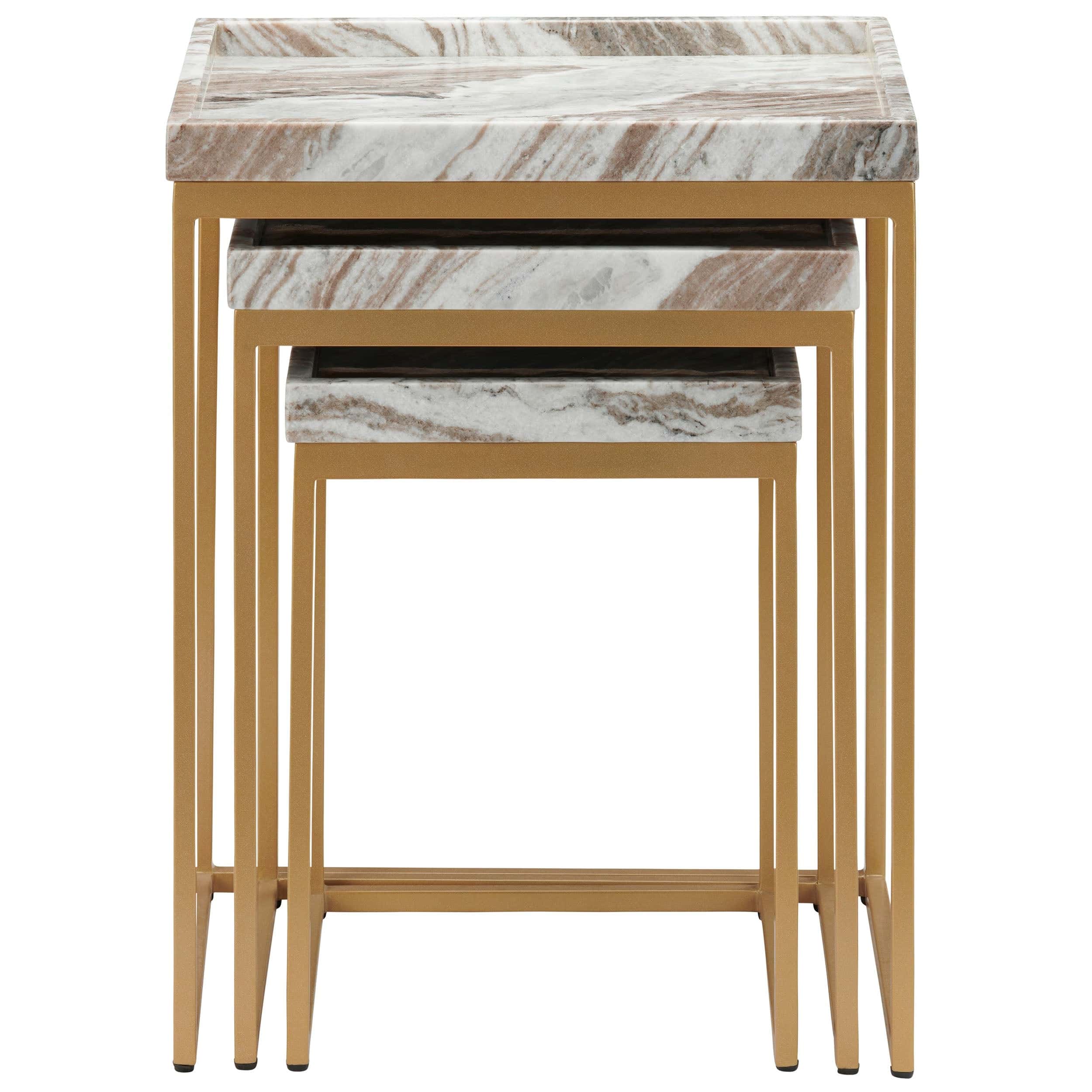 Torrento Marble Table, Set of 3 - Image 3