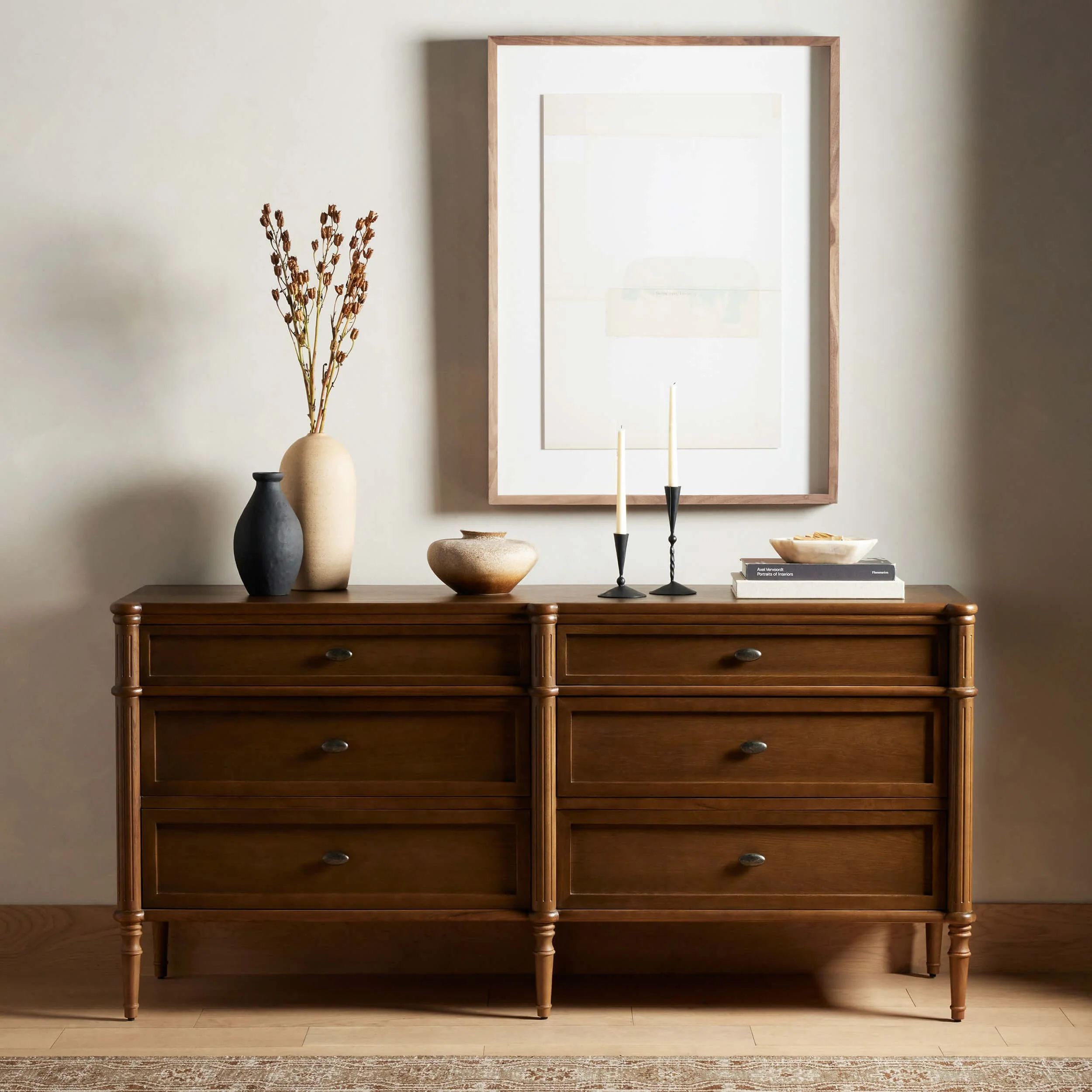Toulouse 6 Drawer Dresser, Toasted Oak by Four Hands - Image 8