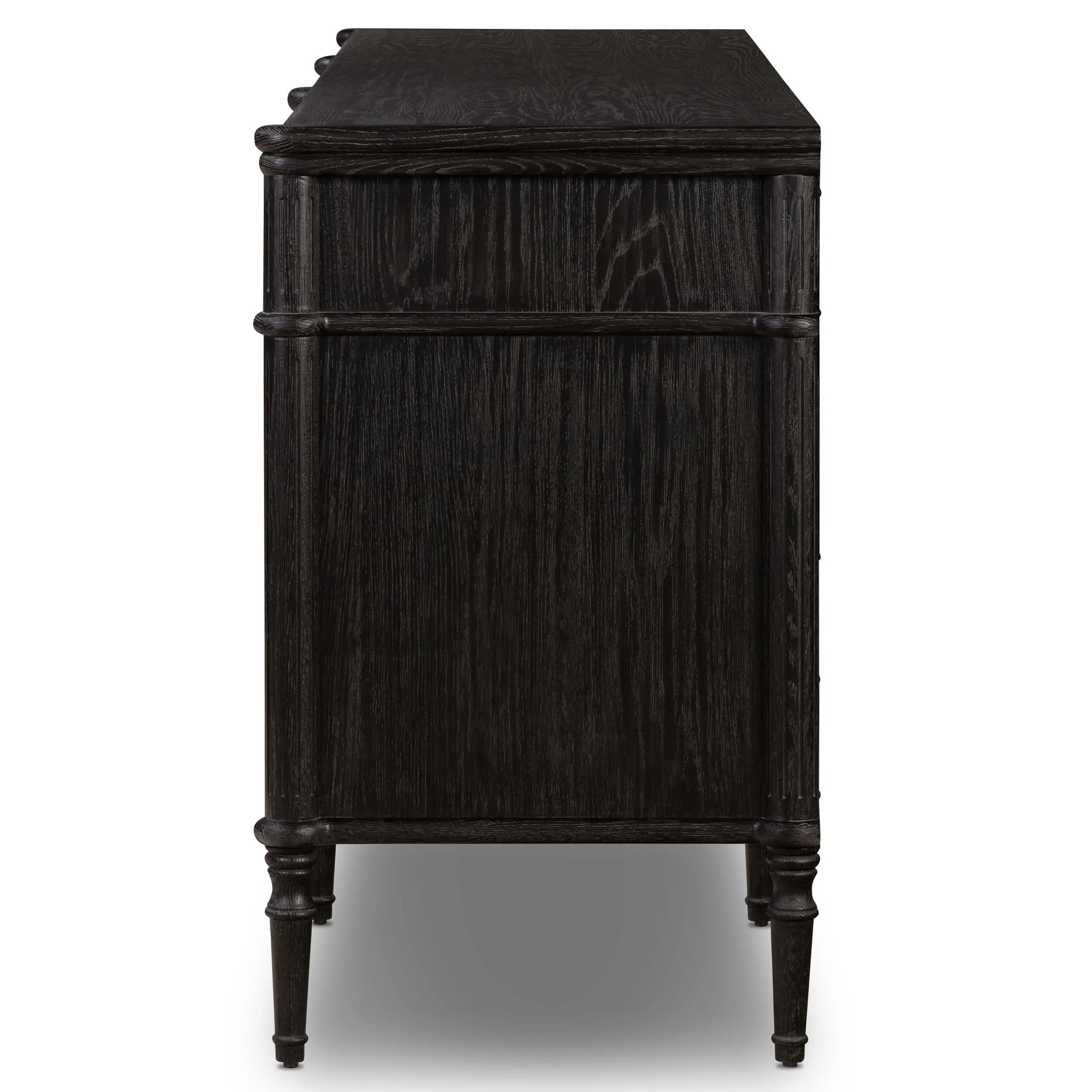 Toulouse 9 Drawer Dresser, Distressed Black by Four Hands - Image 2