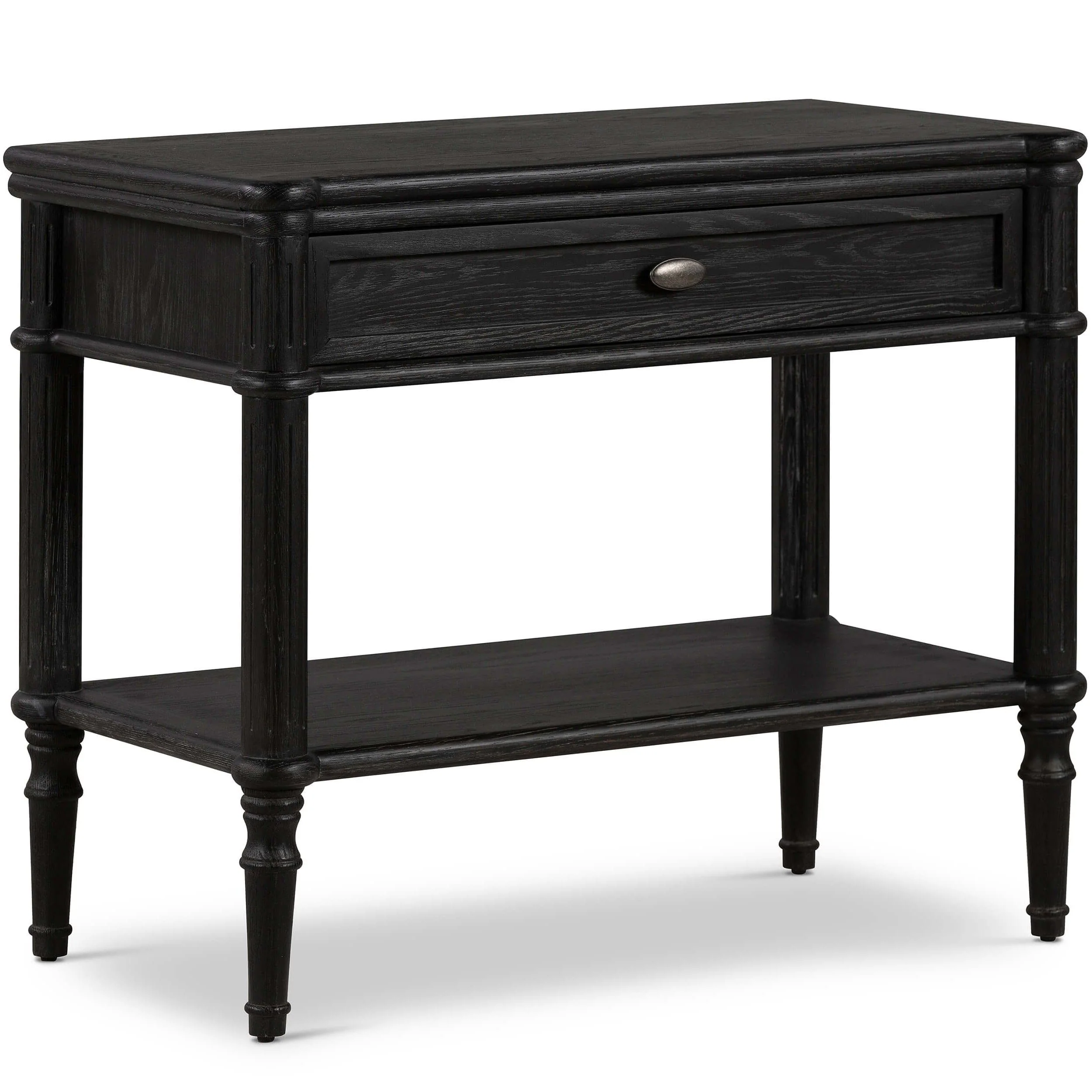 Toulouse Nighstand, Distressed Black by Four Hands