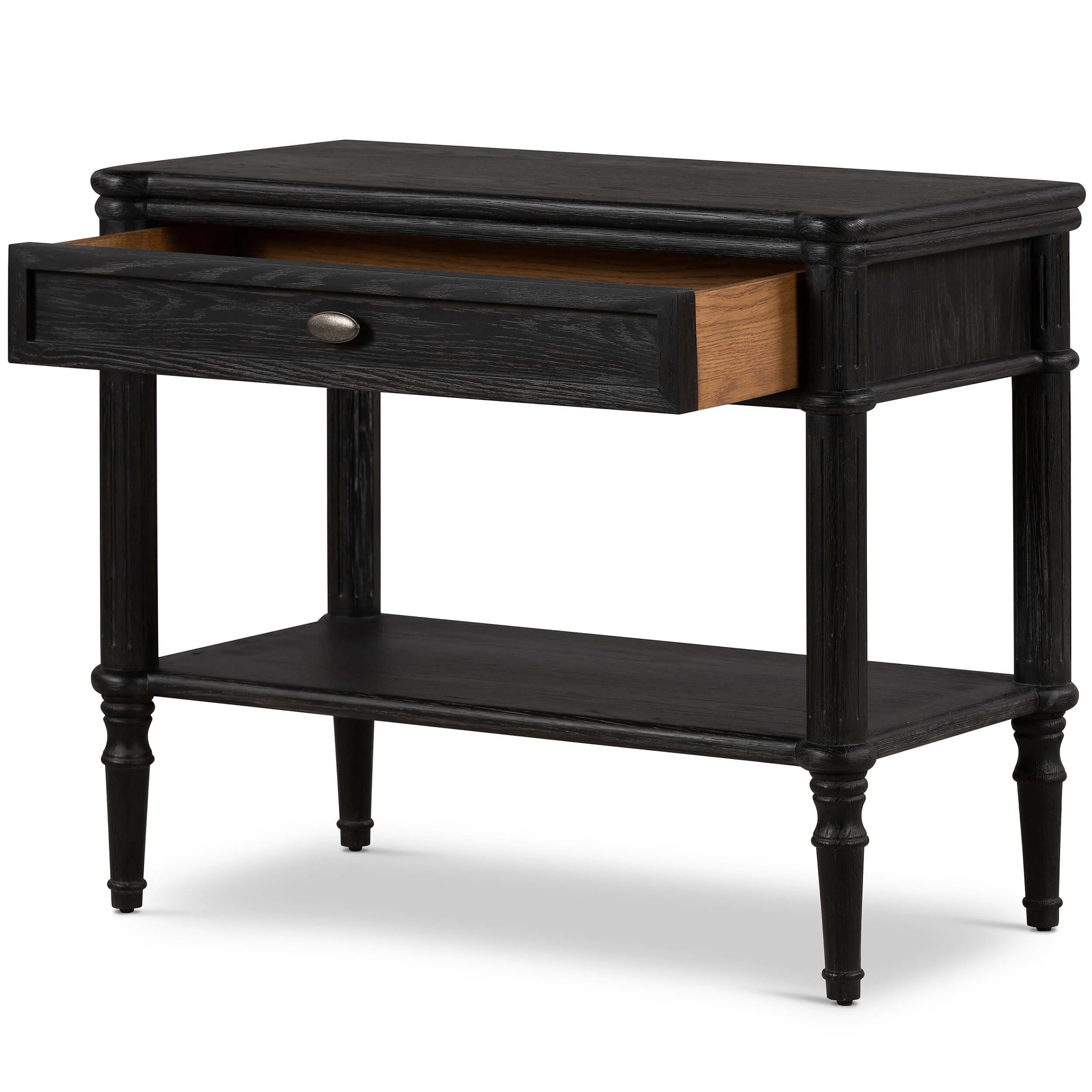 Toulouse Nighstand, Distressed Black by Four Hands - Image 5