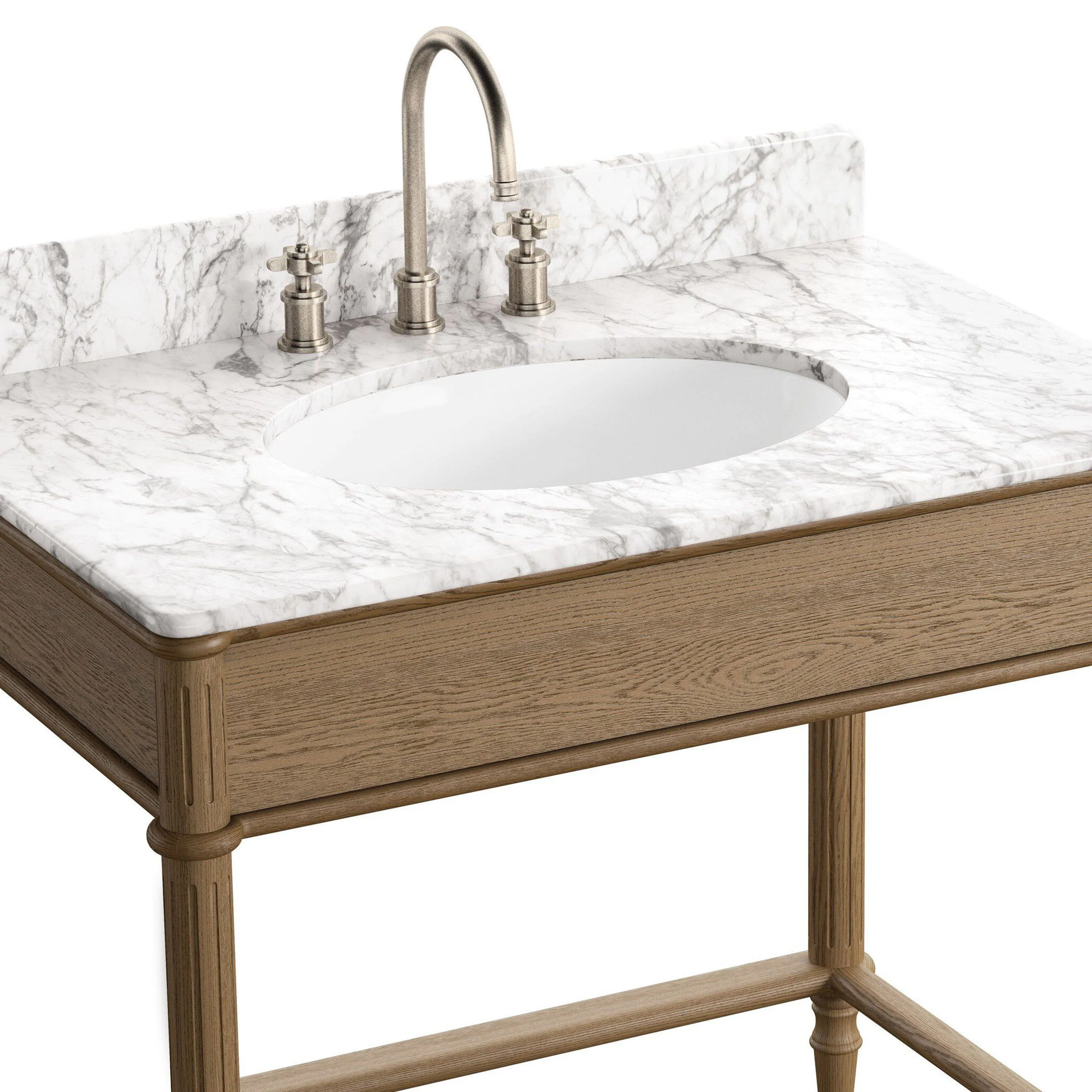 Toulouse Washstand, Washed Blonde by Four Hands - Image 5