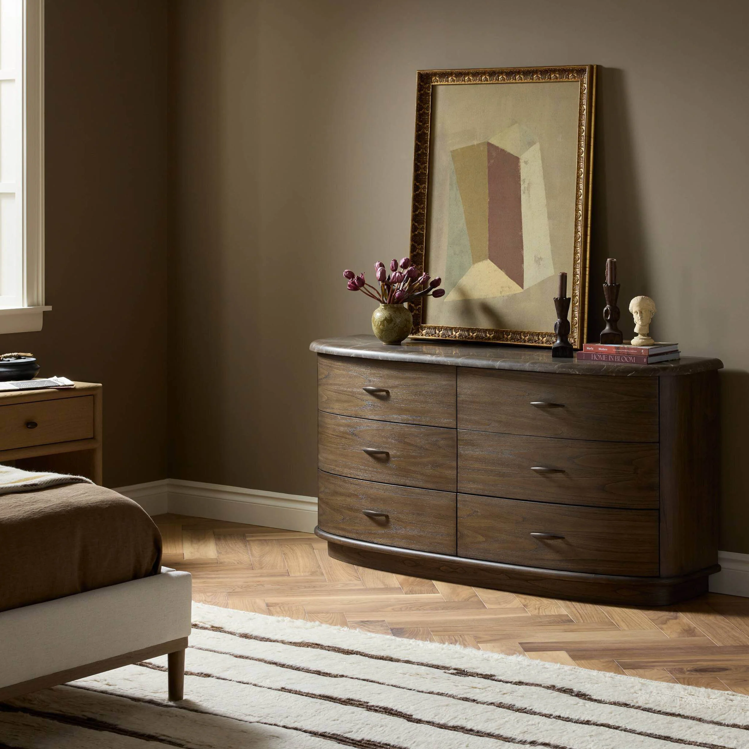 Tovae Dresser, Saddle Brown Sungkai by Four Hands - Image 8