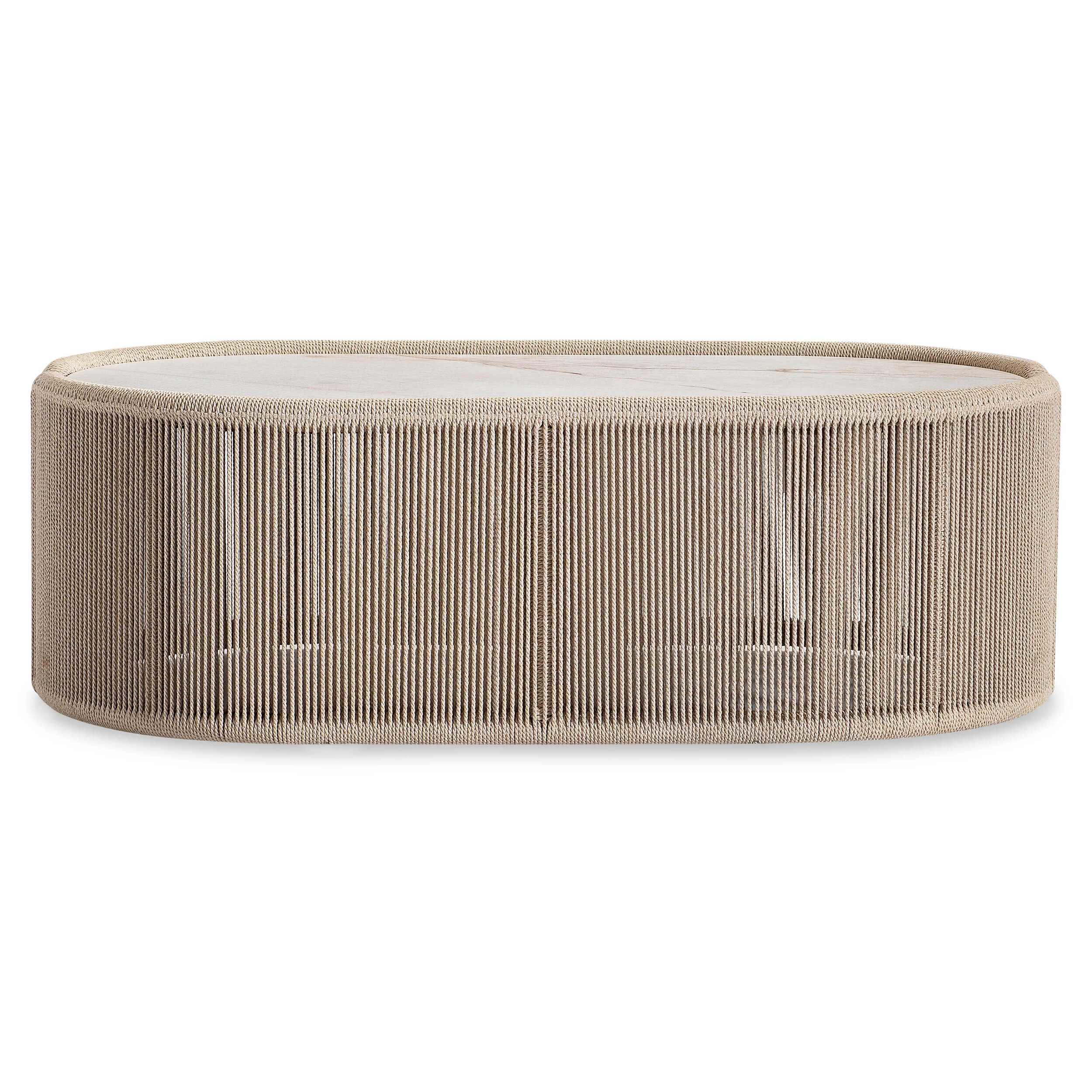 Trellis Outdoor Cocktail Table. Warm Shale - Image 2
